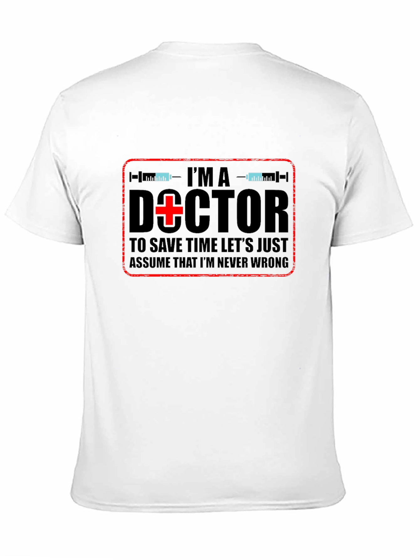 Black I'm a Doctor Graphic T-Shirt view 11