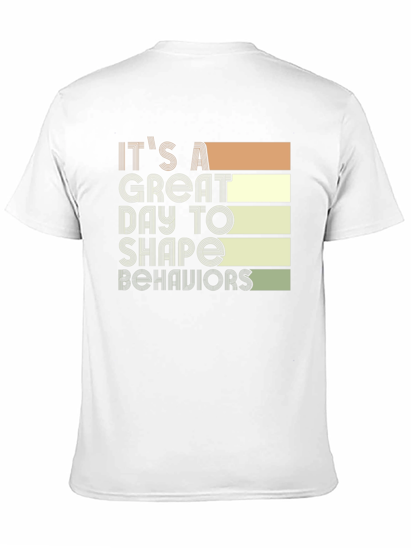 Black It's A Great Day to Shape Behaviors Graphic Tee view 11