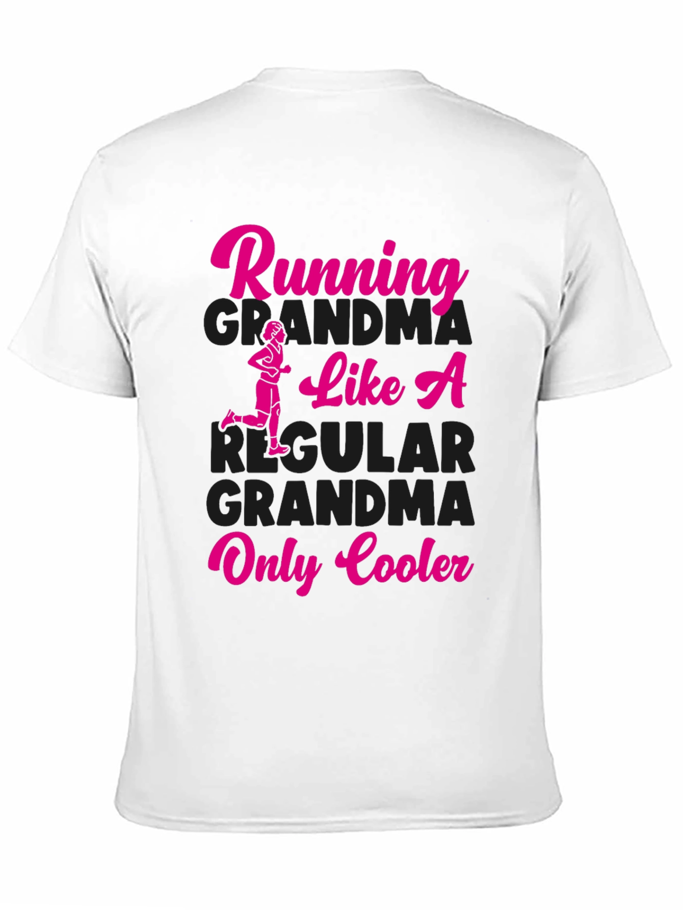 Black Running Grandma Graphic Tee - Only Cooler! view 11