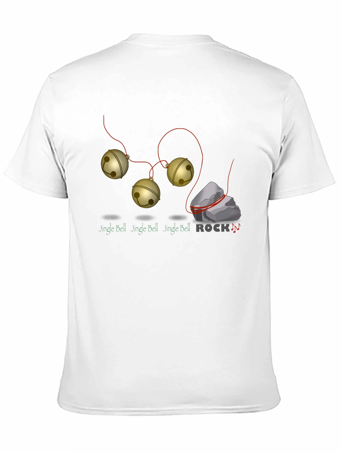 Black Jingle Bell Rock Graphic T-Shirt - Holiday Humor view 11