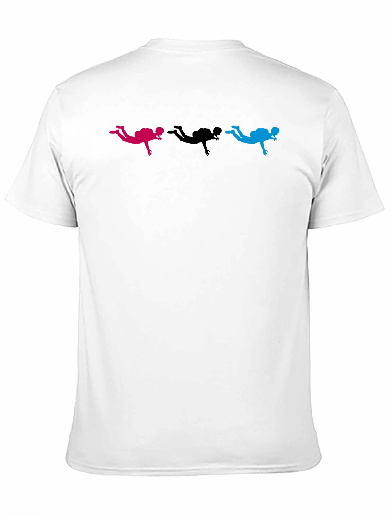 Black Skydiver Graphic Black T-Shirt view 11