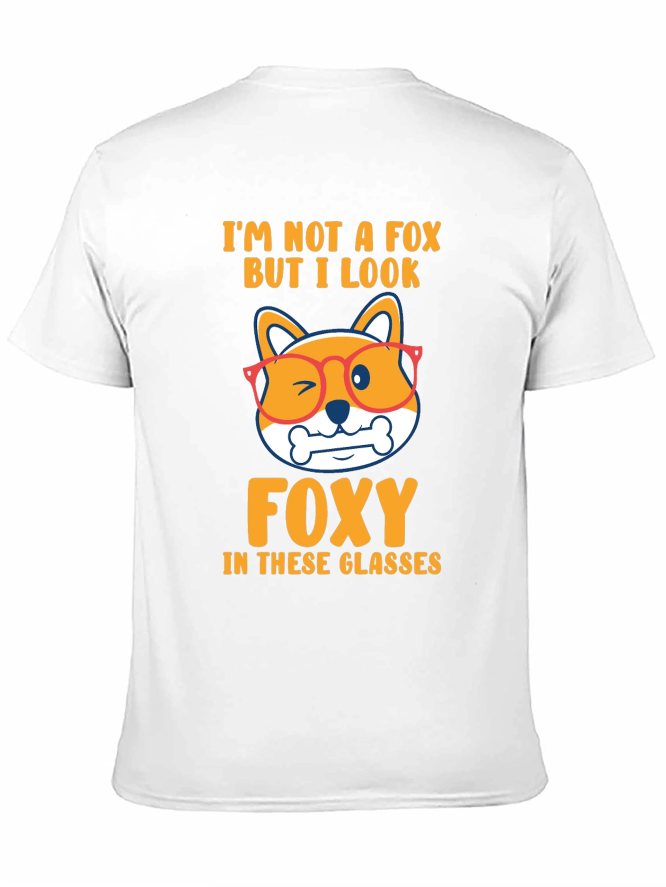 Foxy Dog Graphic T-Shirt - Fun Animal Tee - 11
