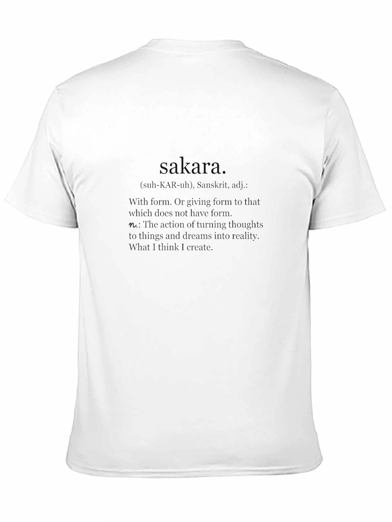 Black Sakara Definition Graphic Tee - Black T-Shirt view 11