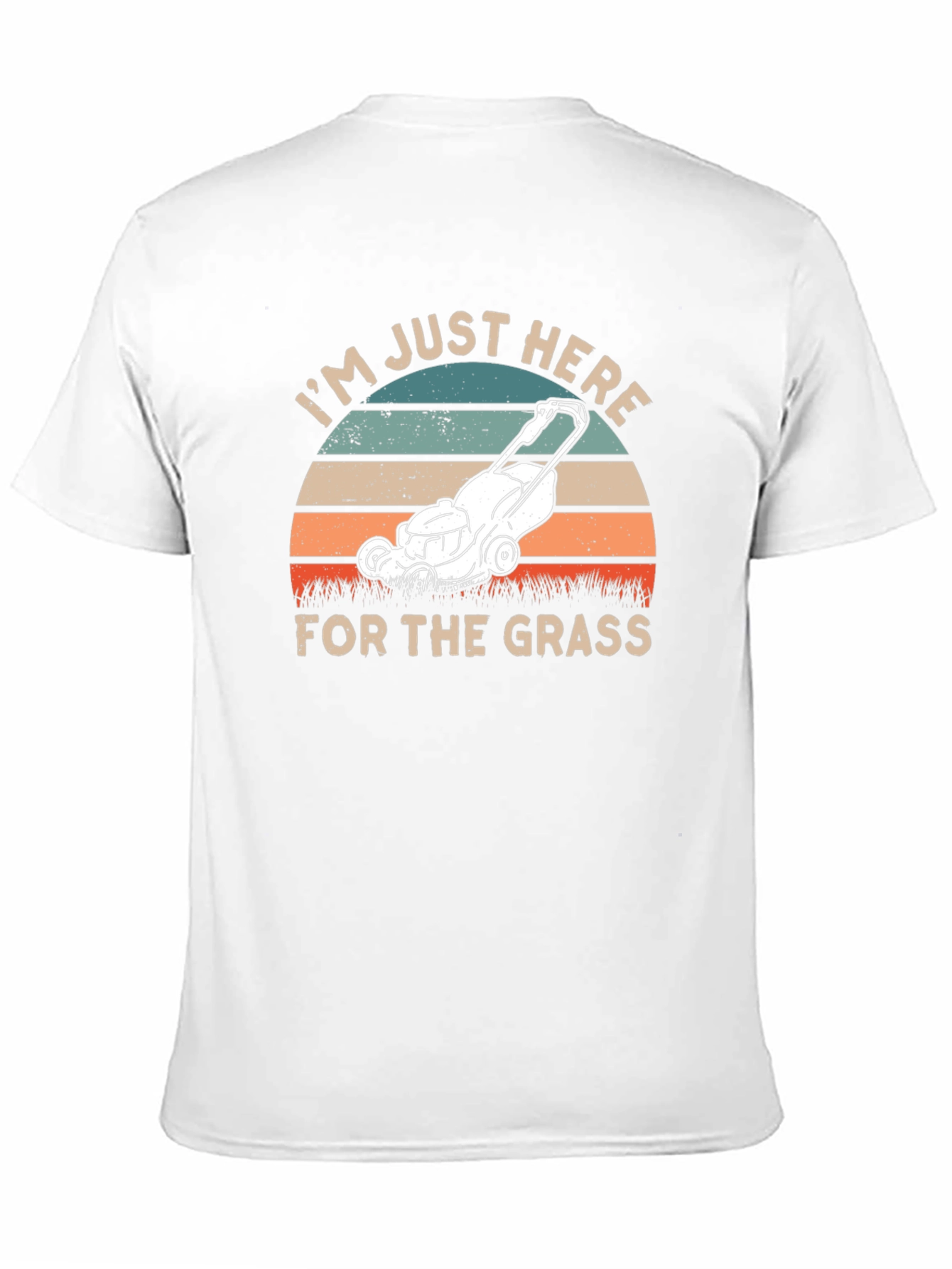 Black I'm Just Here For The Grass T-Shirt view 11
