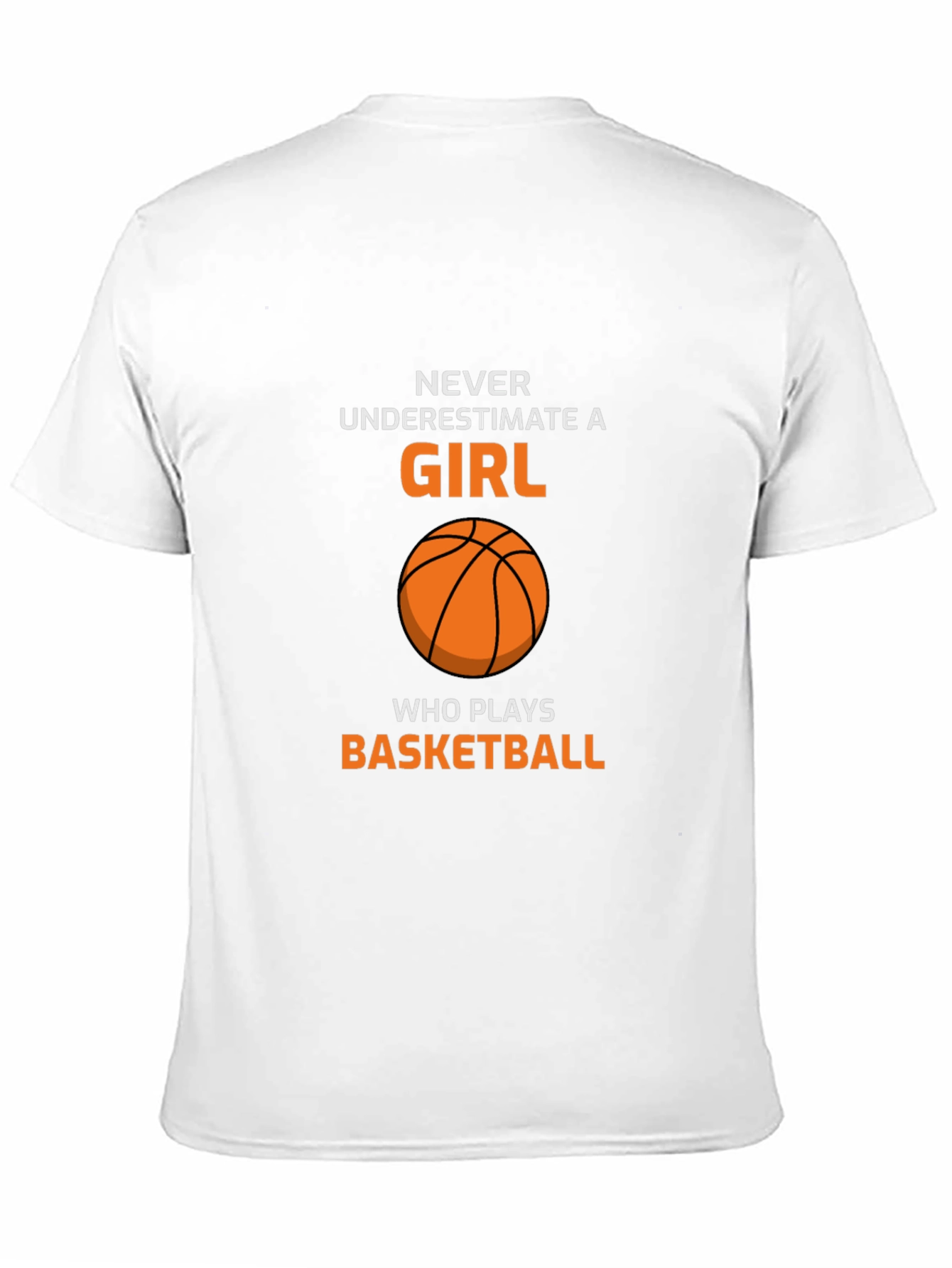 Black Basketball Girl T-Shirt - Never Underestimate view 11