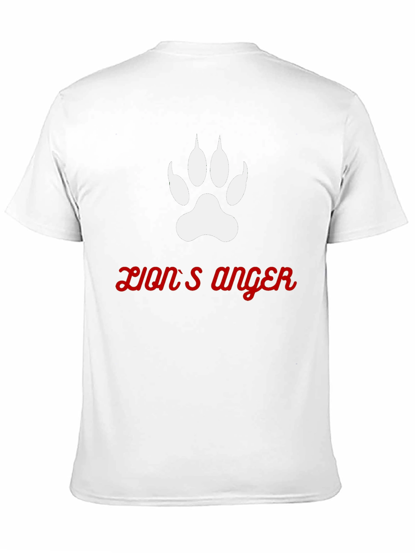 Black Lion's Anger Graphic Tee - Black Cotton Blend view 11