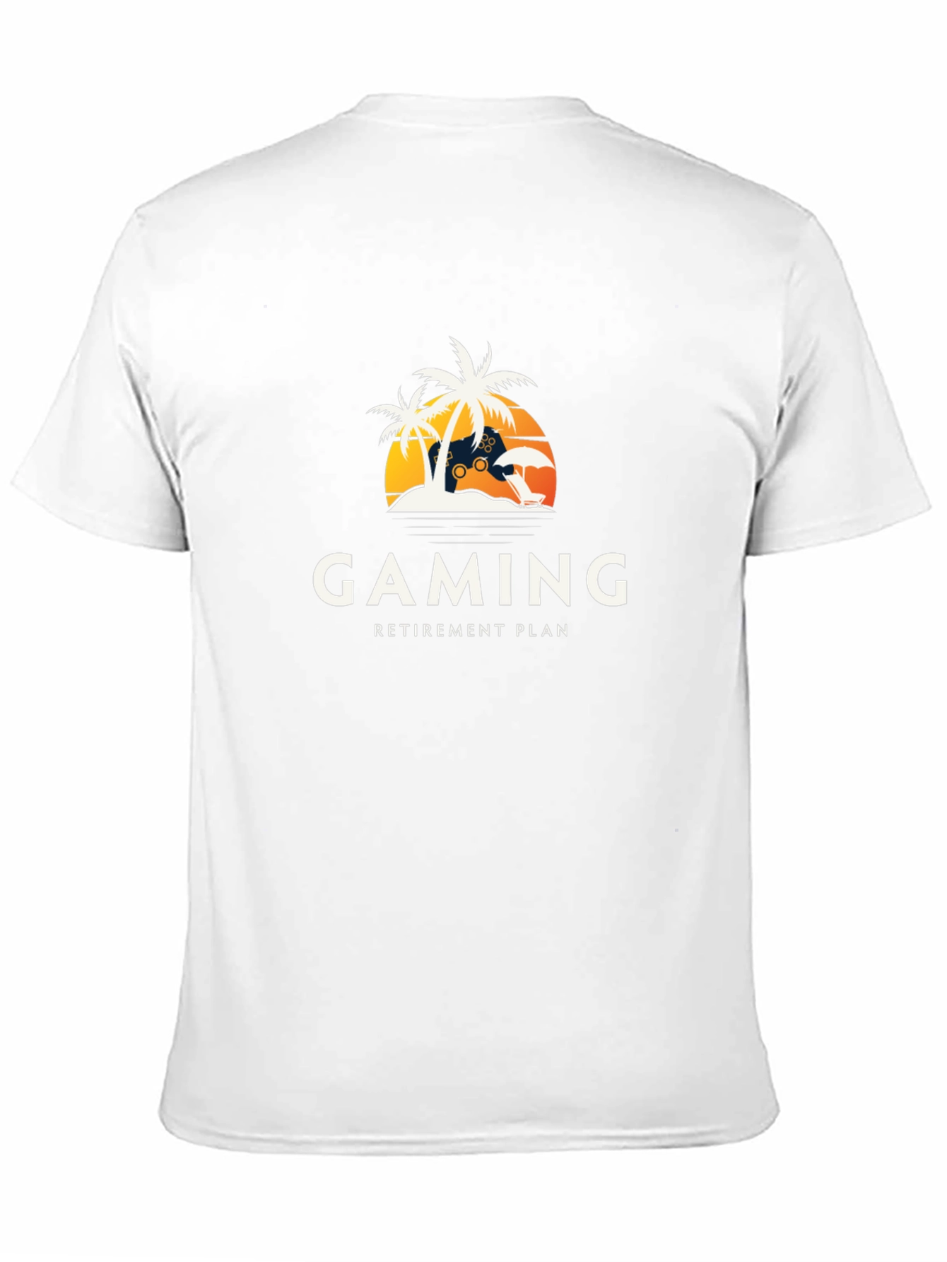 Black Gaming Retirement Plan T-Shirt view 11