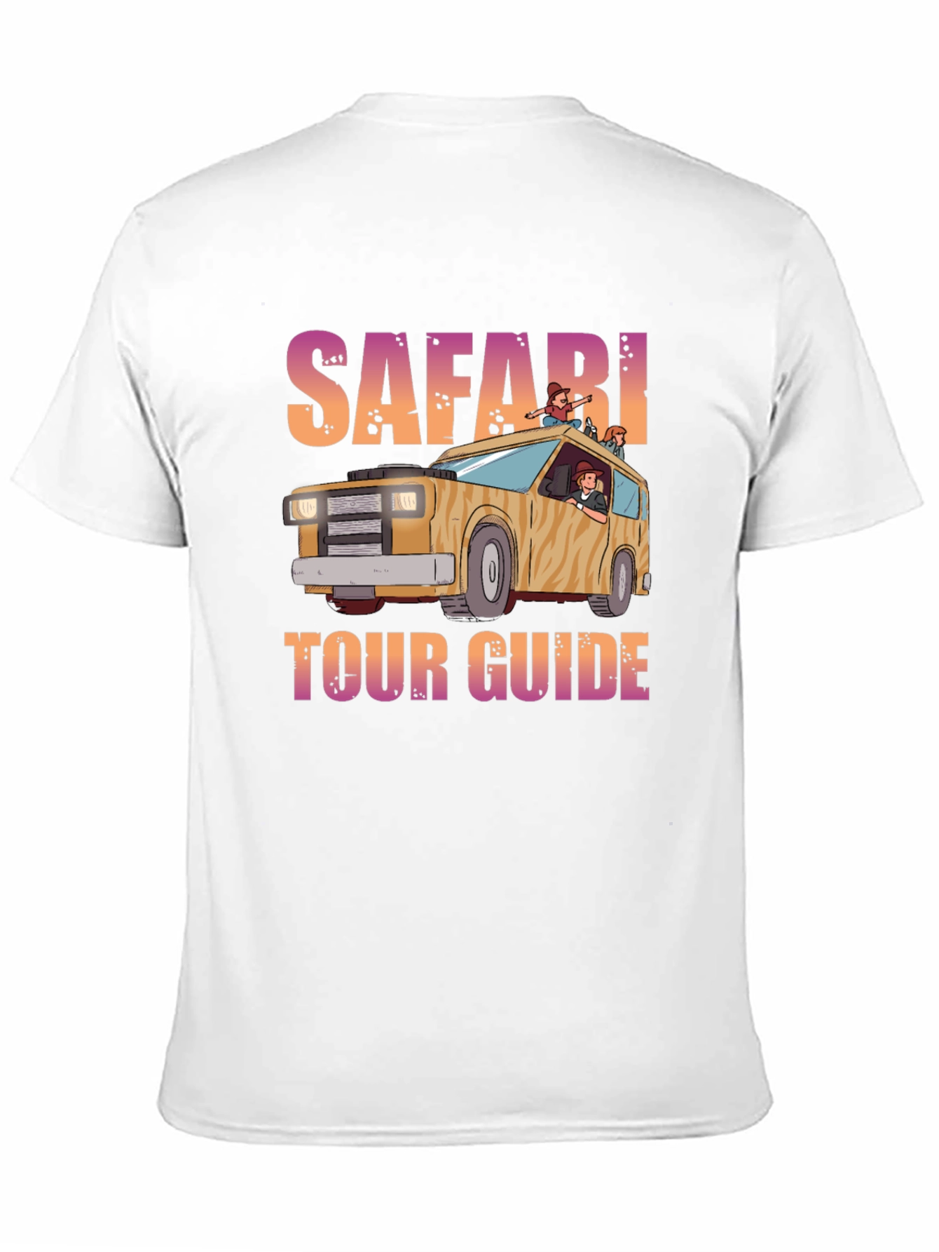 Black Safari Tour Guide Graphic T-Shirt view 11