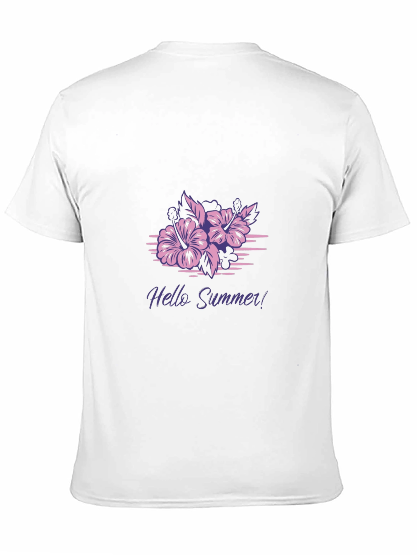 Black Hello Summer Floral Graphic T-Shirt view 11
