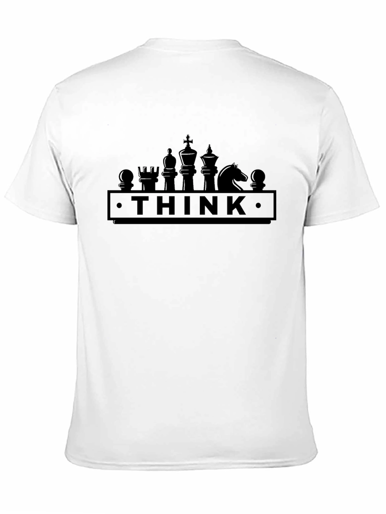 Black Think Chess Graphic Tee - Strategic Style view 11