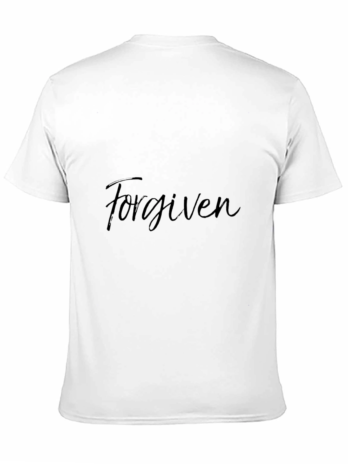 Black Forgiven Graphic Tee - Soft Cotton Blend view 11