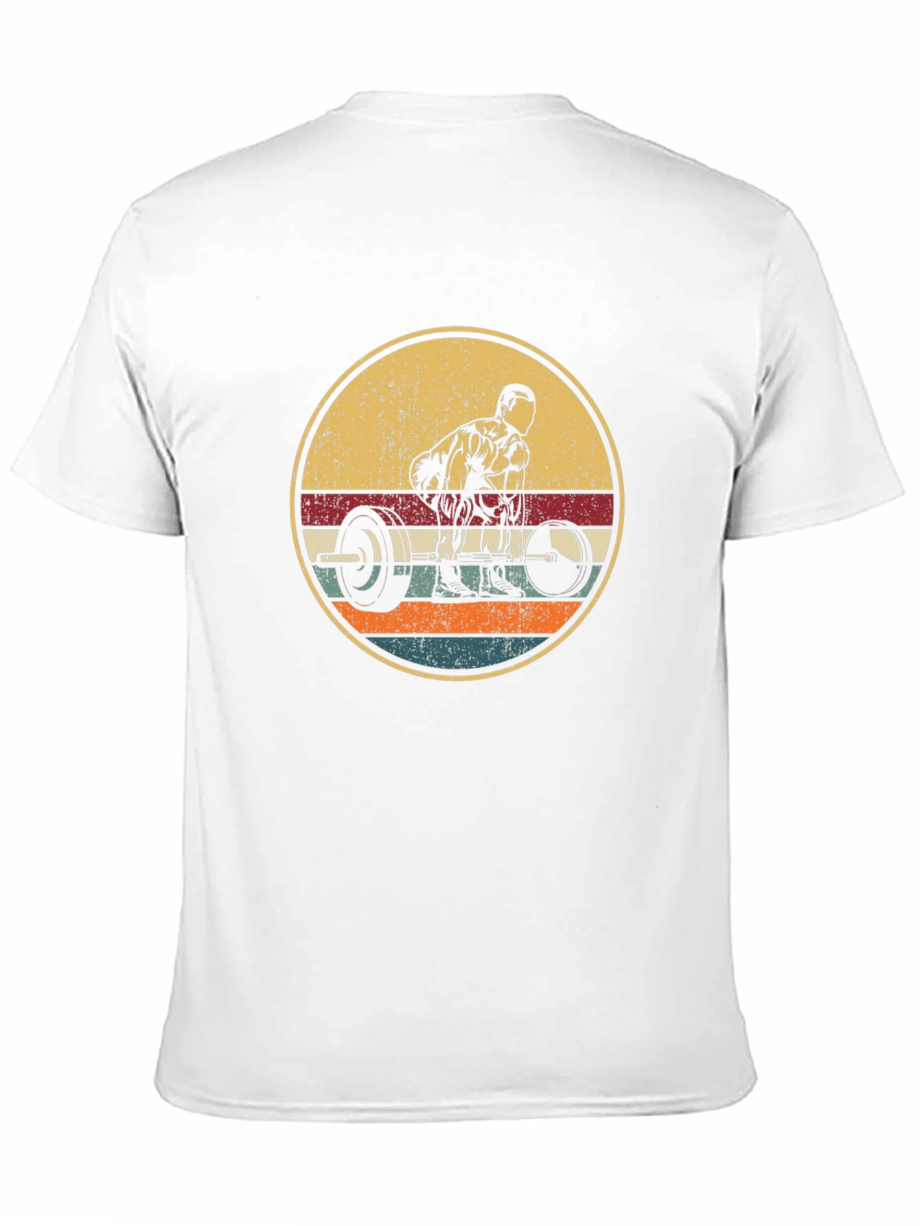 Black Retro Weightlifting T-Shirt - Vintage Gym Apparel view 11