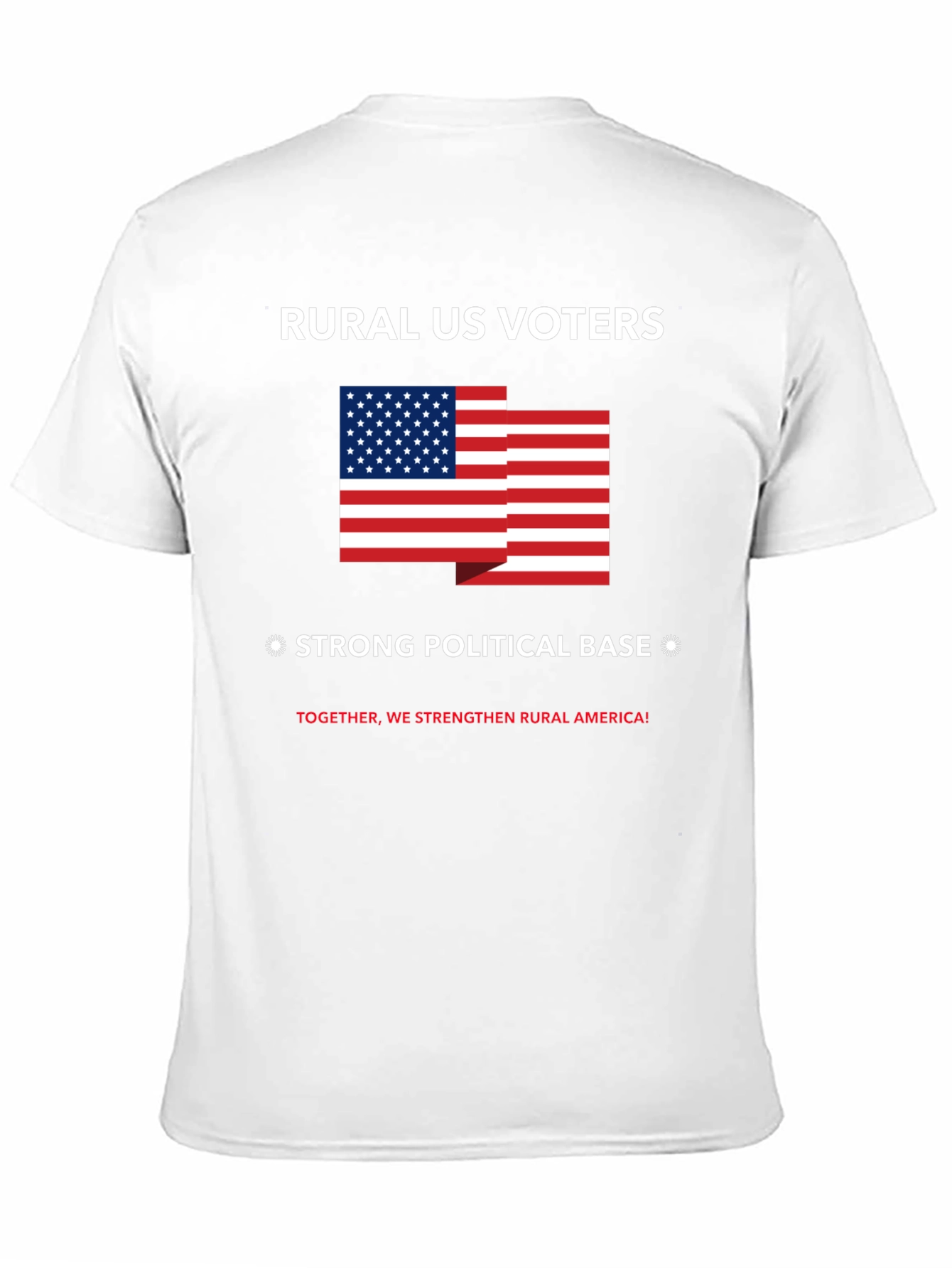 Black Rural US Voters Strong Political Base T-Shirt view 11