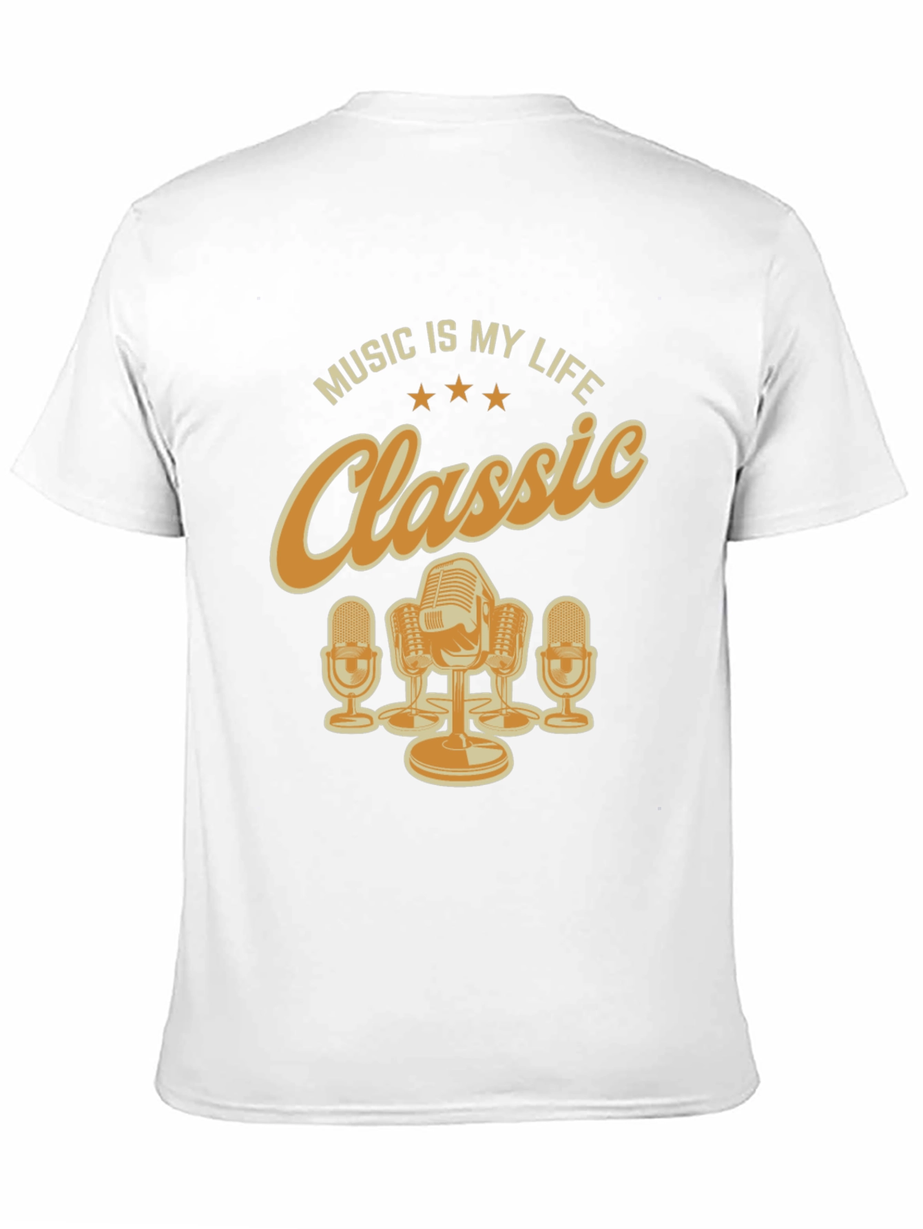 Black Classic Music is My Life Graphic T-Shirt view 11