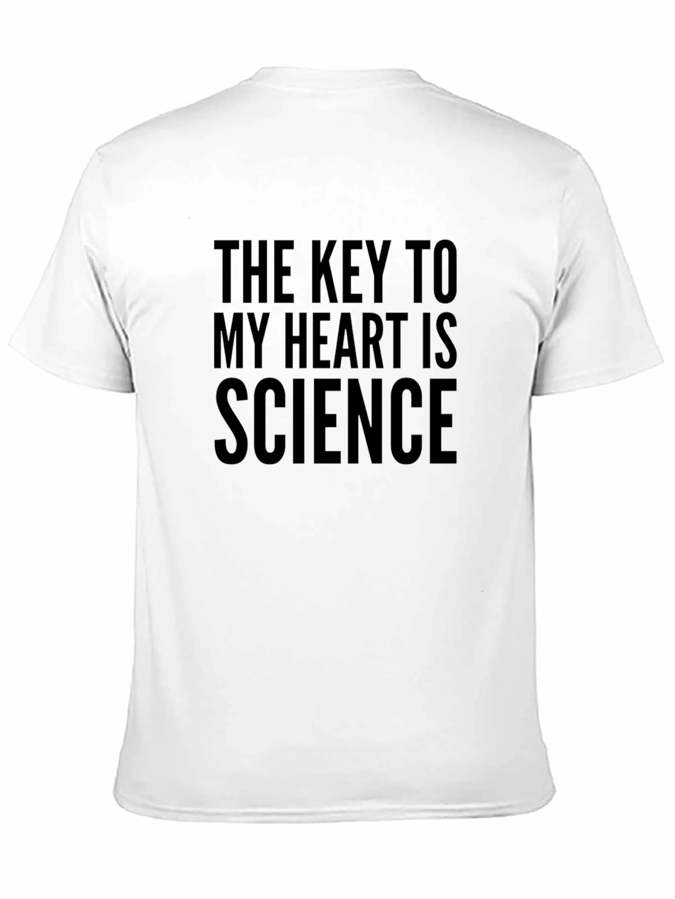 Black Science Heart T-Shirt: Love and Logic Tee view 11