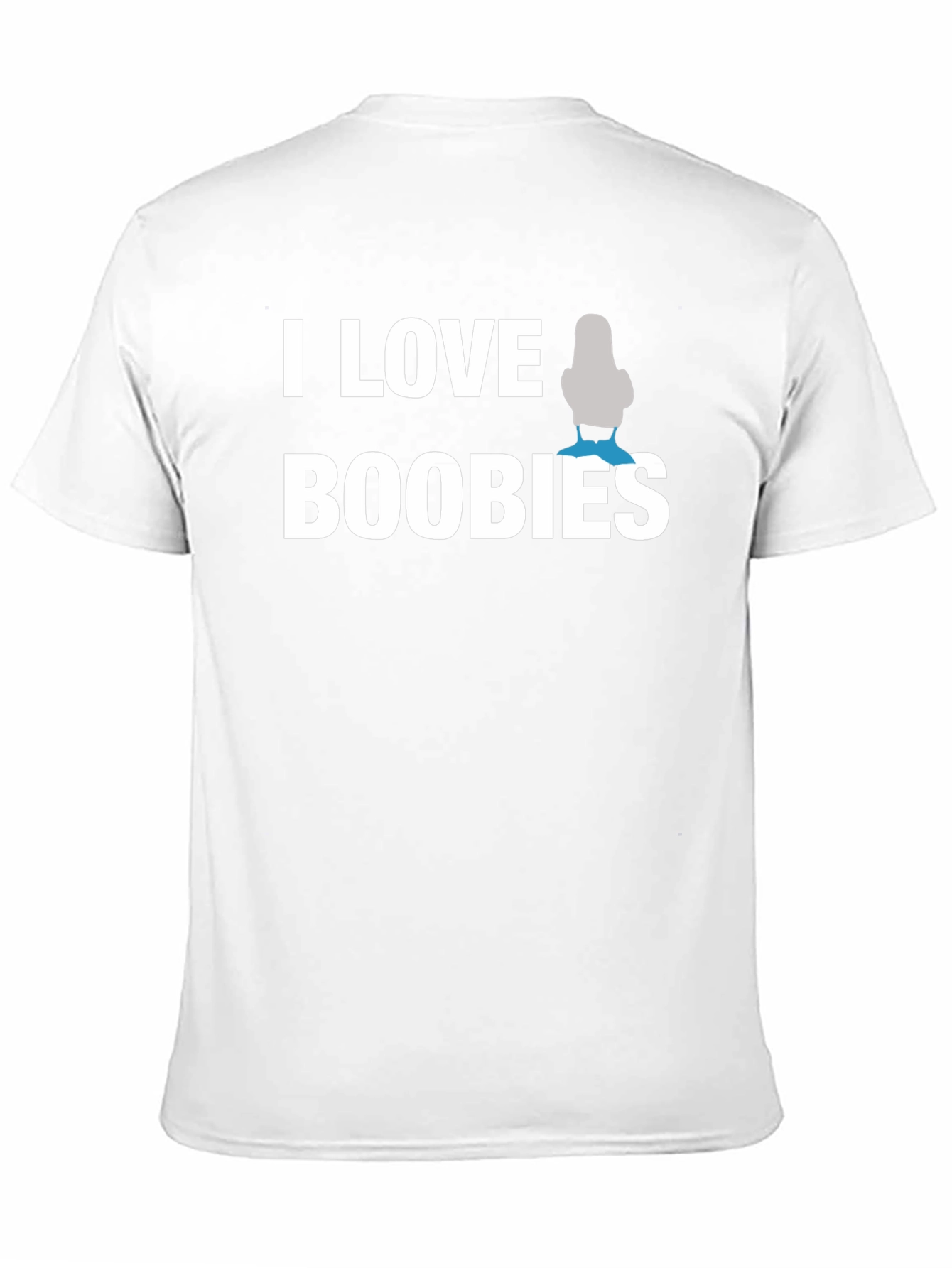 Black I Love Boobies T-Shirt - Funny Novelty Tee view 11
