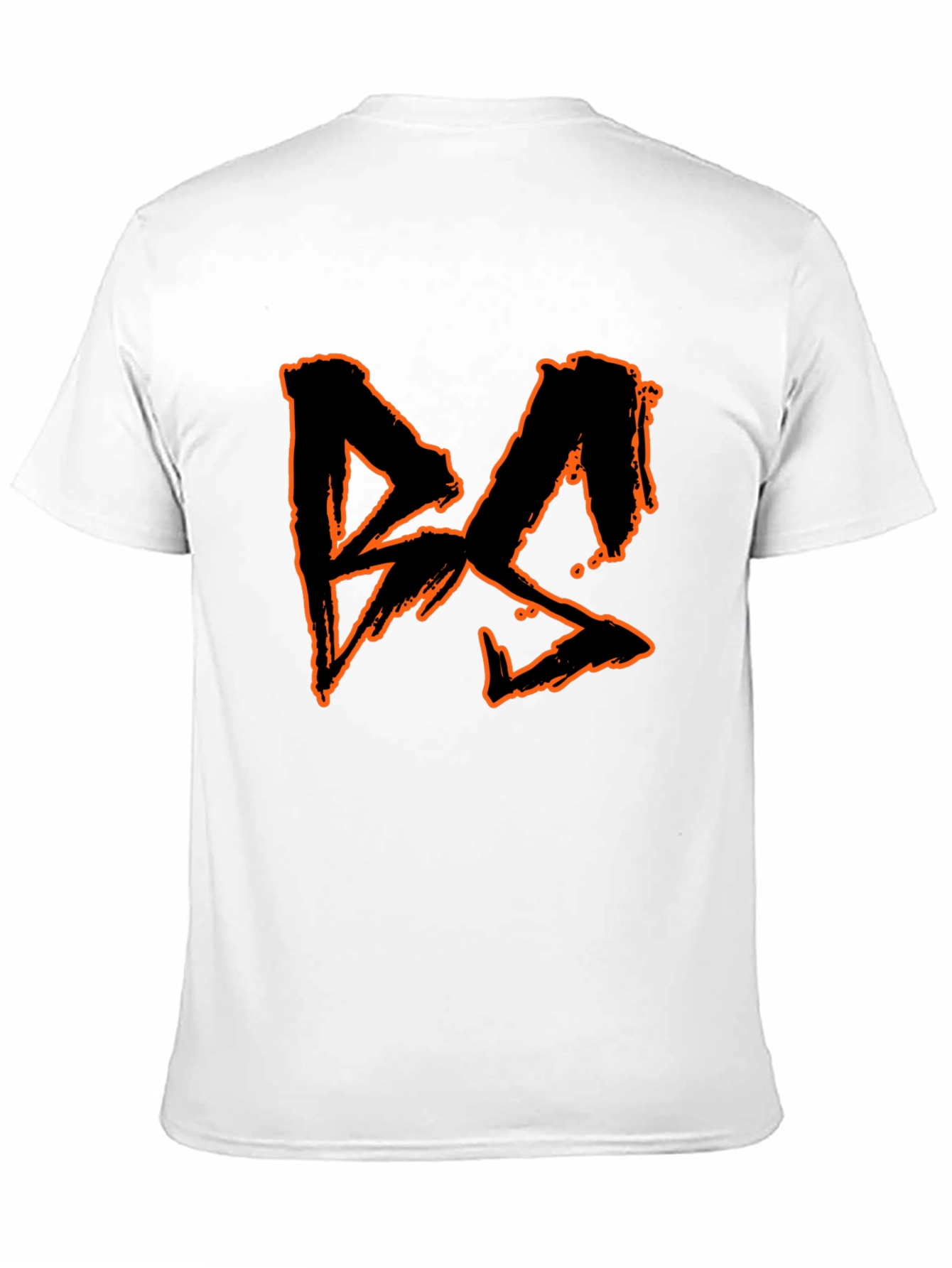 Black Edgy Graphic Print Black T-Shirt view 11