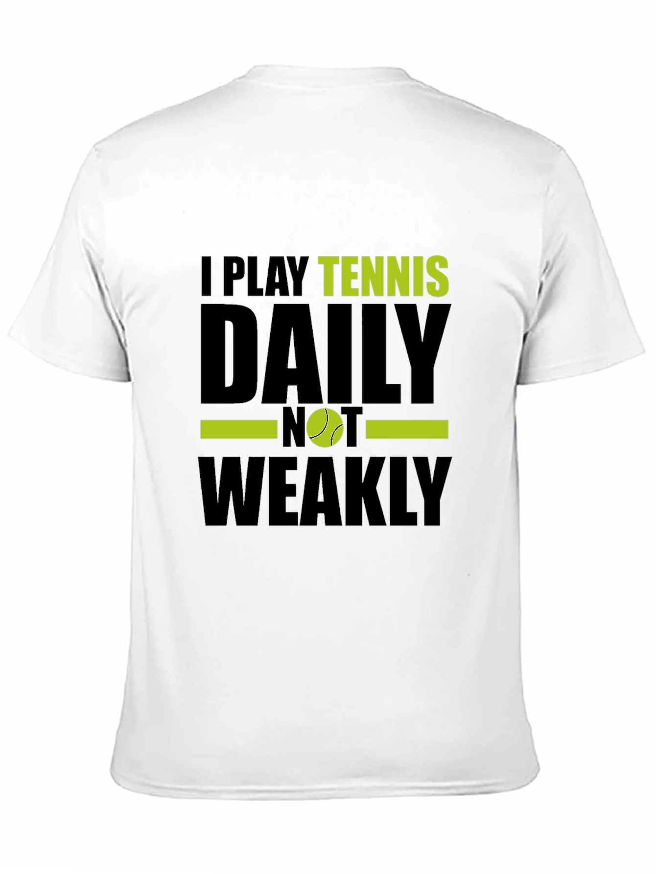 Black Tennis Player Graphic T-Shirt - Daily NOT Weakly! view 11