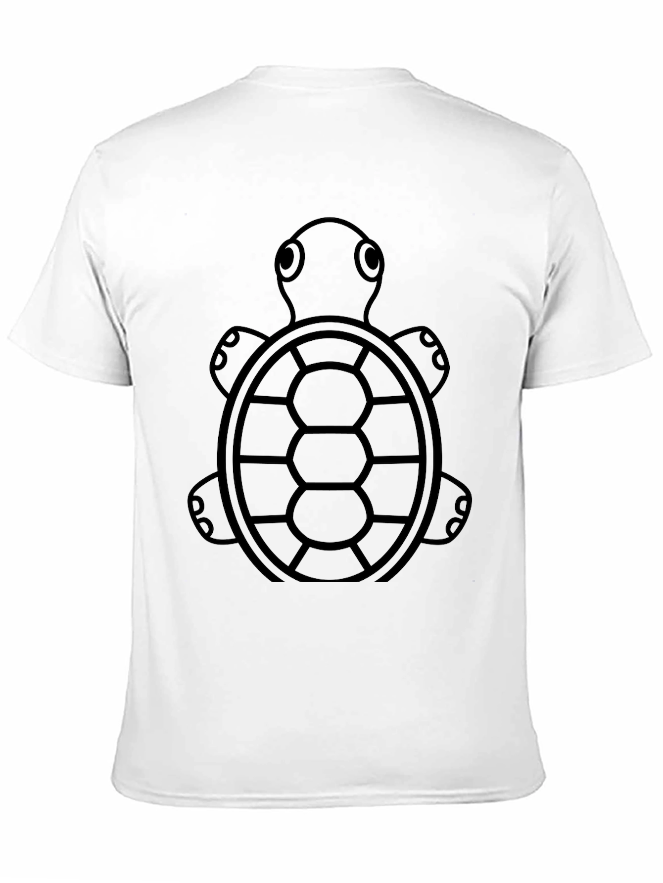 Black Turtle Graphic Tee - Black Cotton T-Shirt view 11