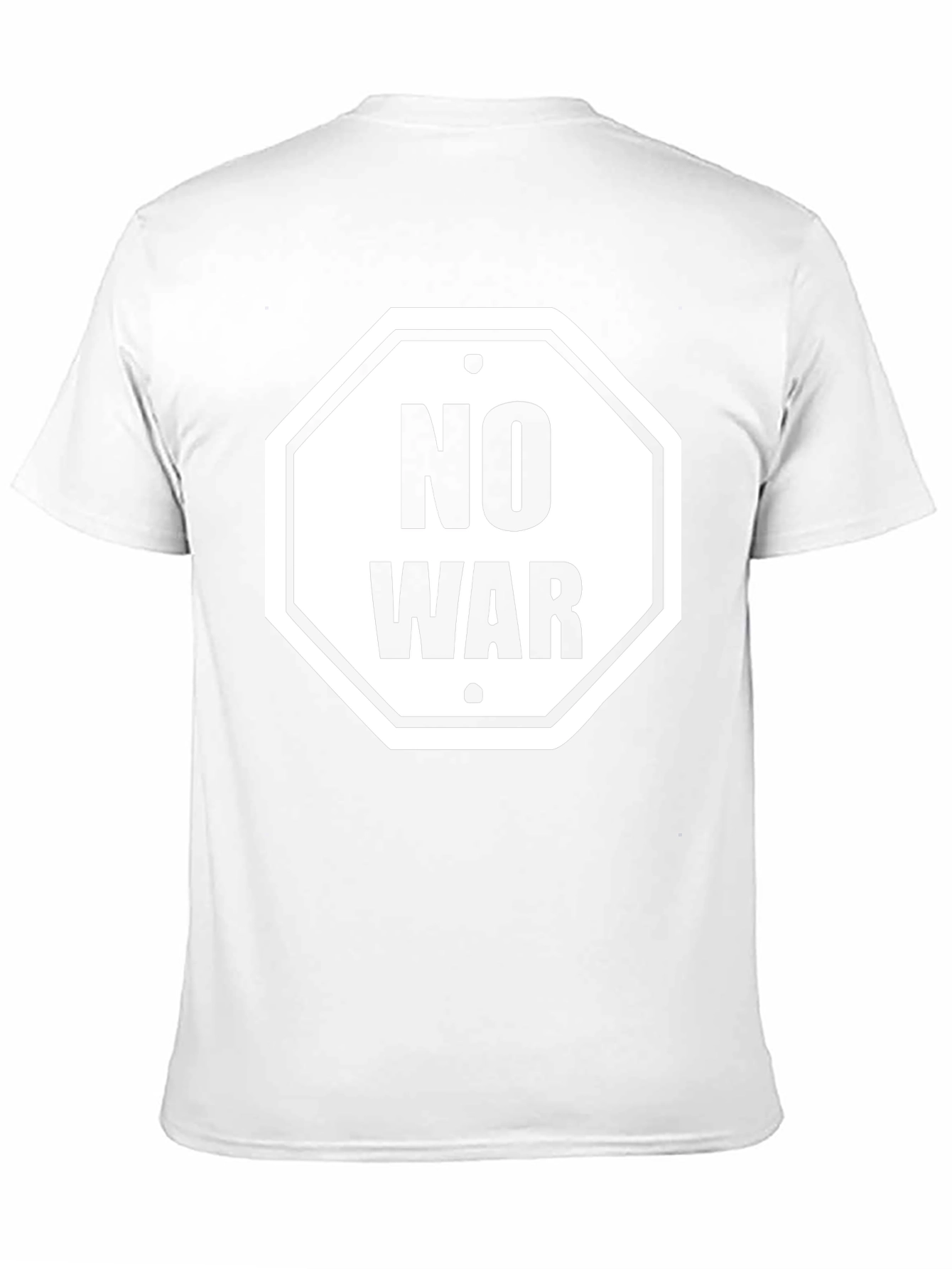 Black No War T-Shirt - Black view 11