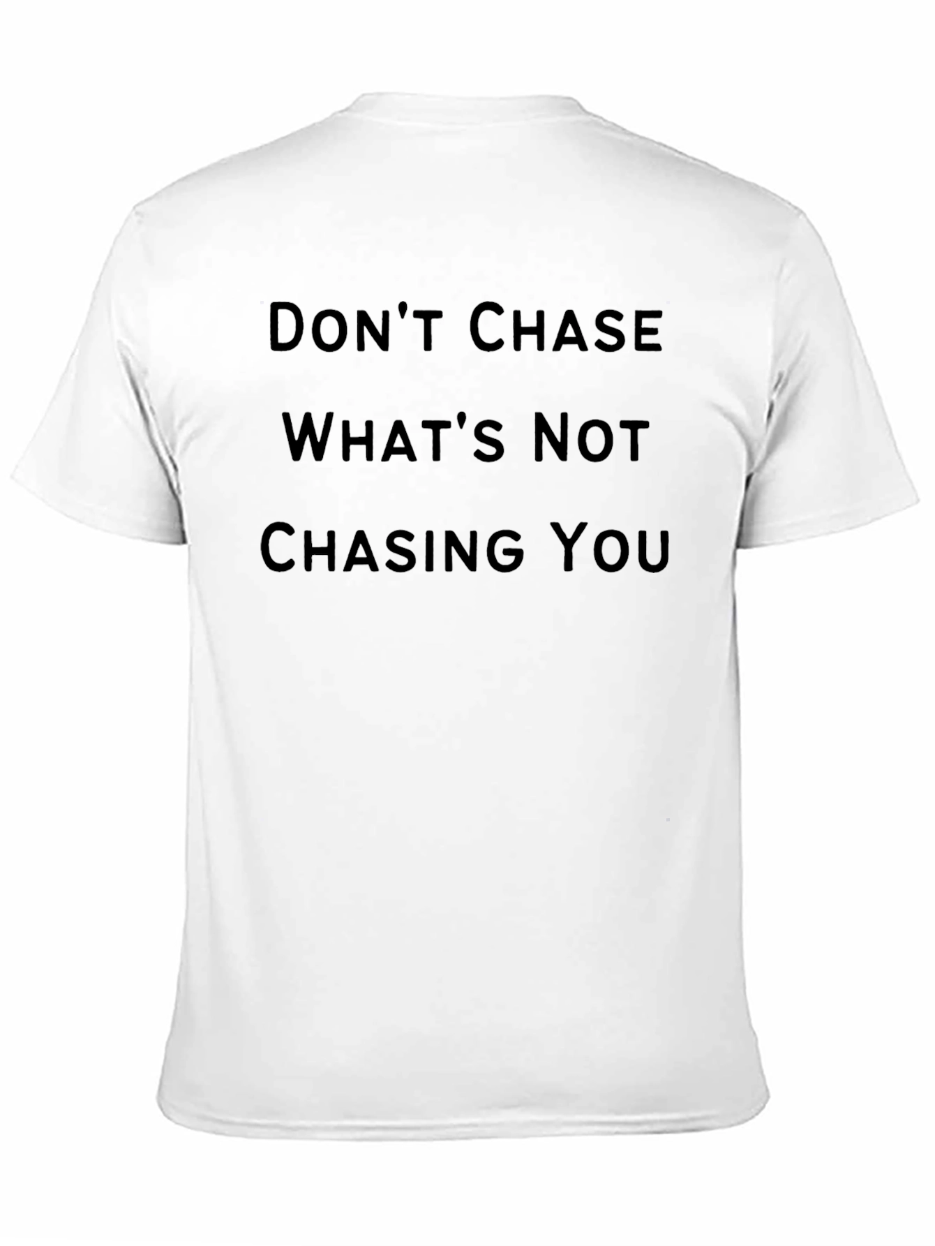 Black Don't Chase Graphic Tee - Mens Black T-Shirt view 11