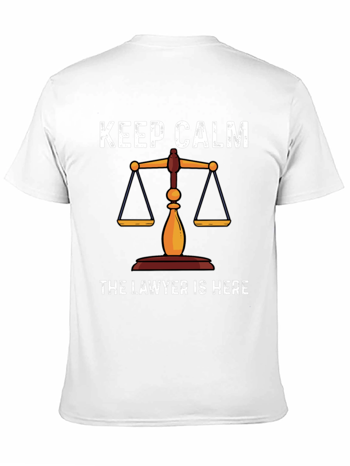 Black Keep Calm Lawyer T-Shirt view 11