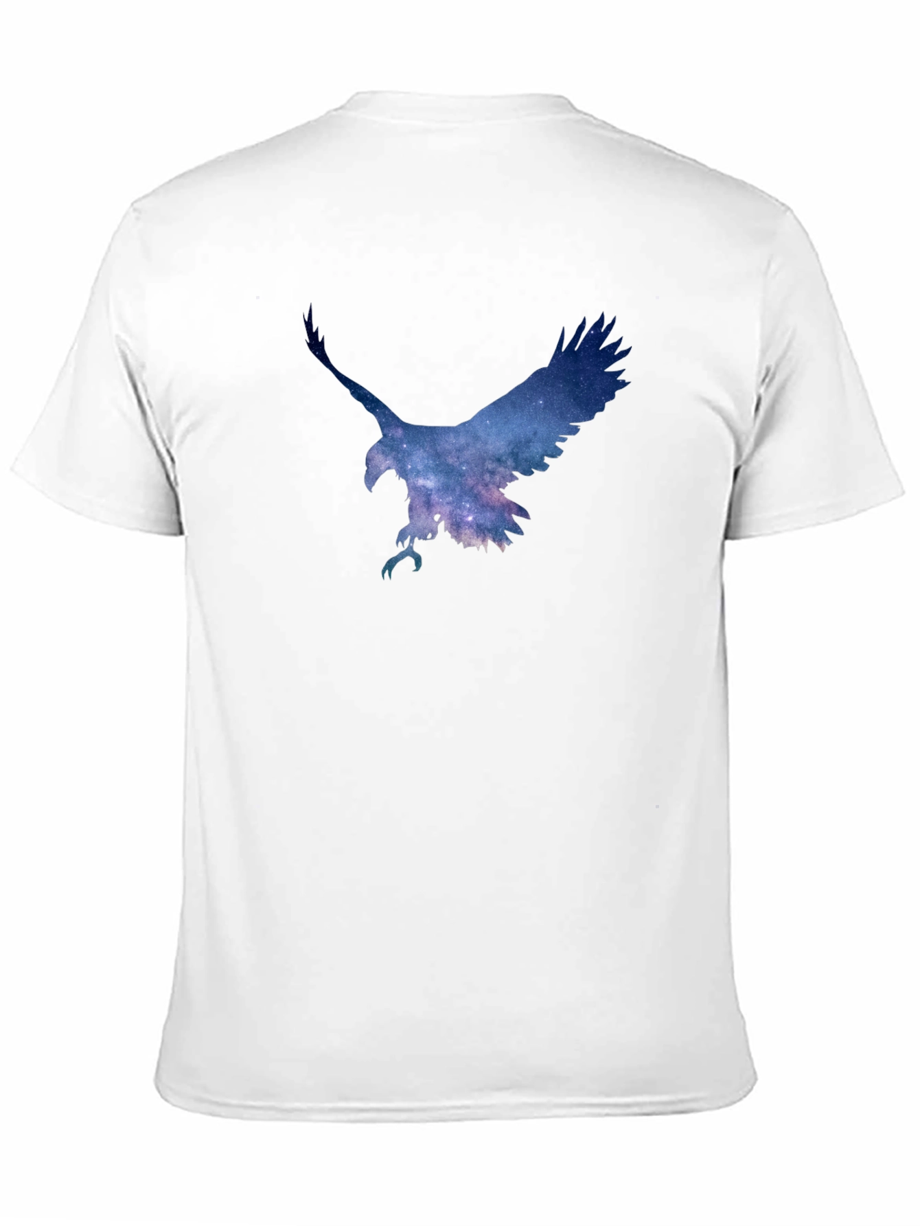Black Galaxy Eagle Graphic T-Shirt view 11