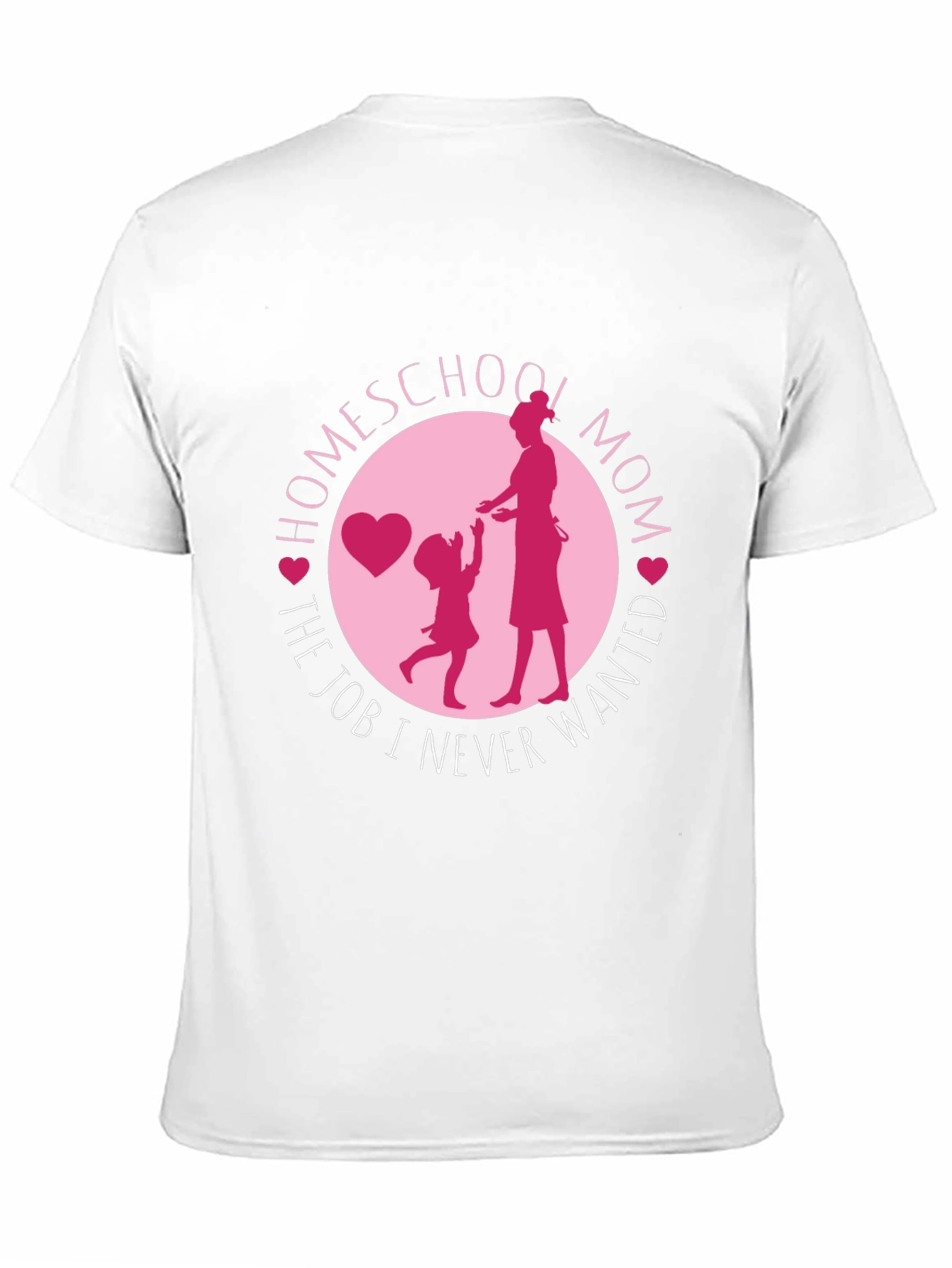 Black Homeschool Mom T-Shirt - The Job I Never Wanted view 11