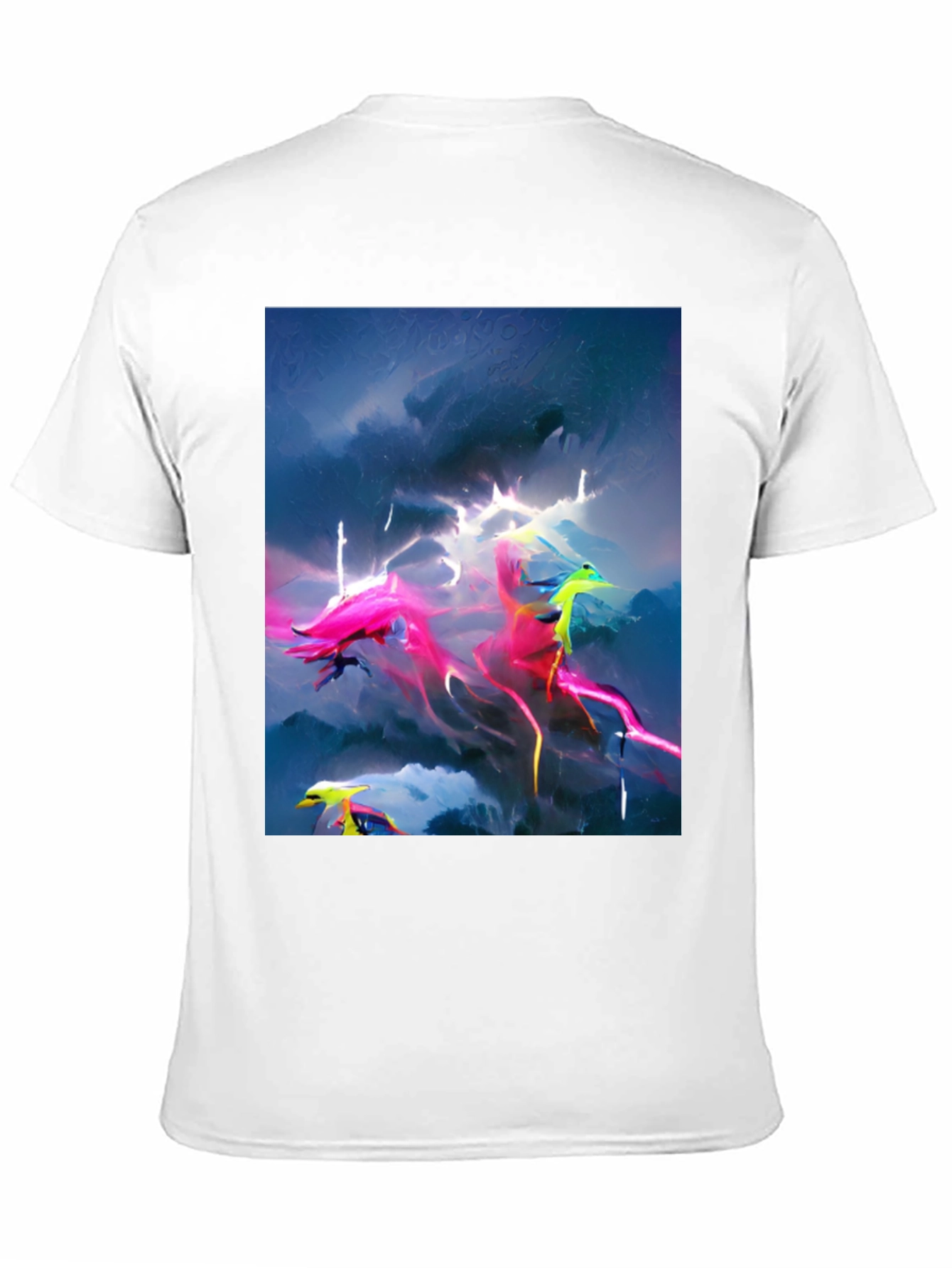 Black Electric Sky Graphic Tee - Vibrant Style view 11