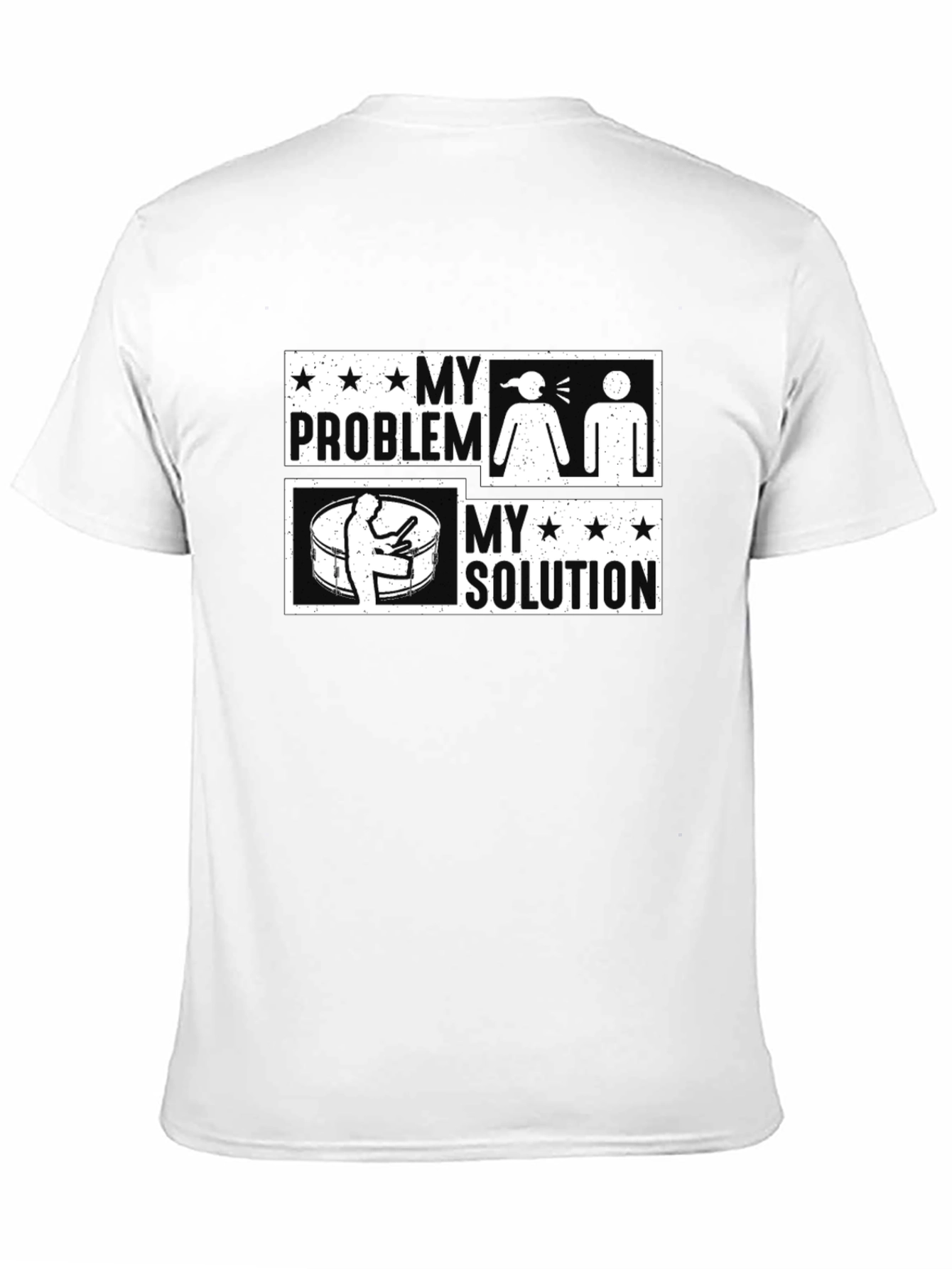 Black Drummer's Solution Graphic Tee view 11