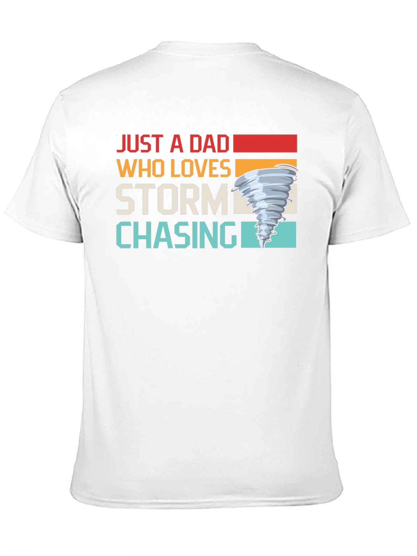 Black Storm Chaser Dad Graphic Tee - Black view 11