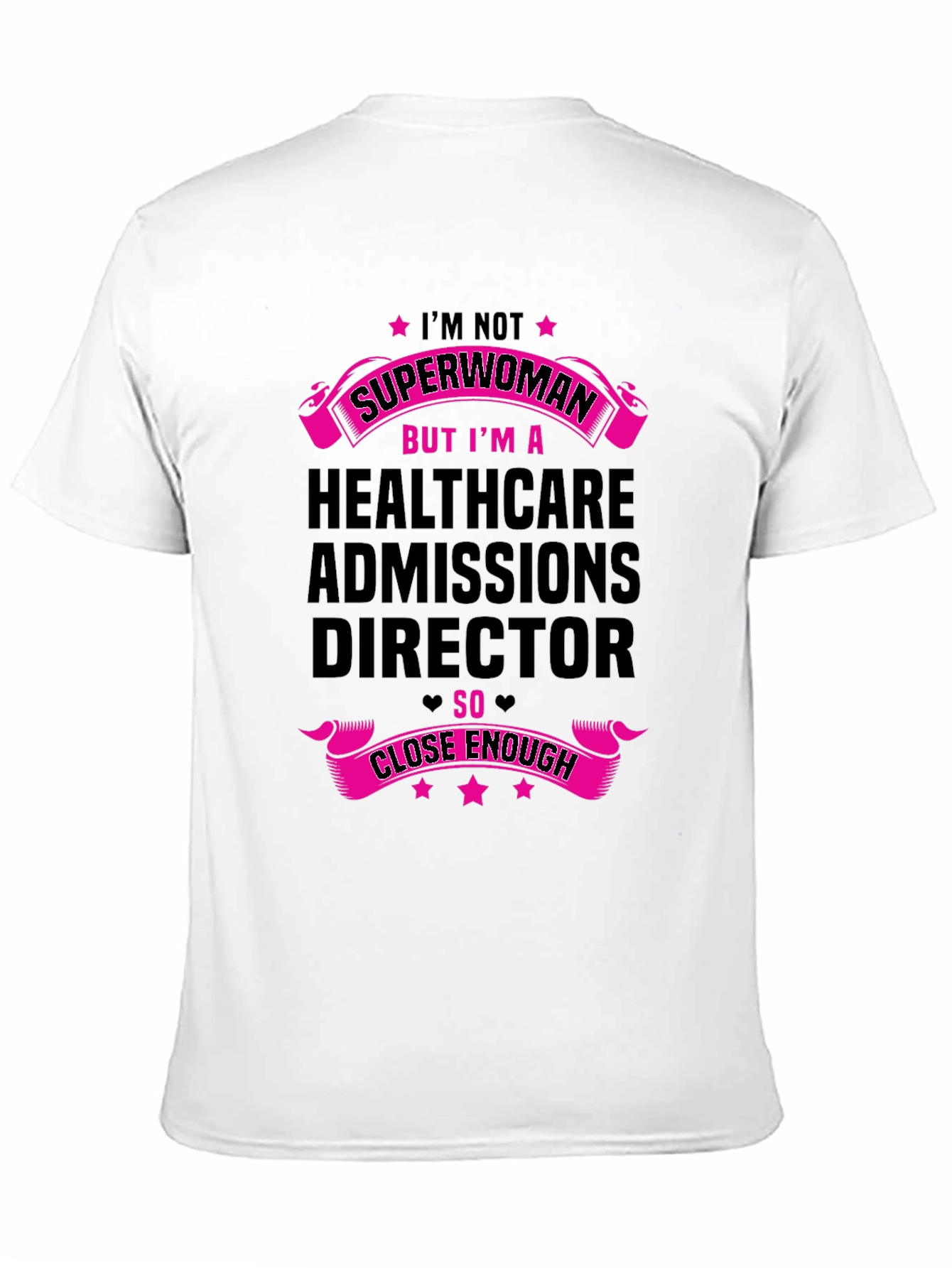 Black Healthcare Admissions Director T-Shirt view 11