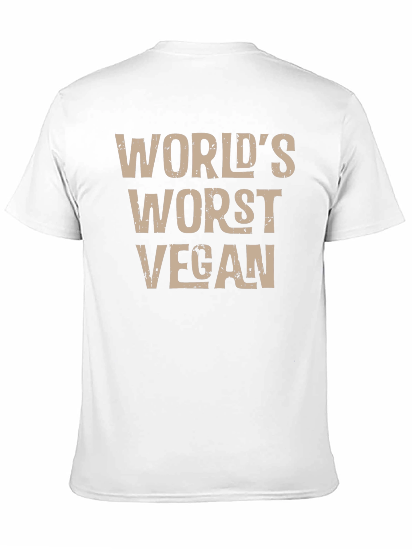 Black World's Worst Vegan T-Shirt - Funny Vegan Humor Tee view 11