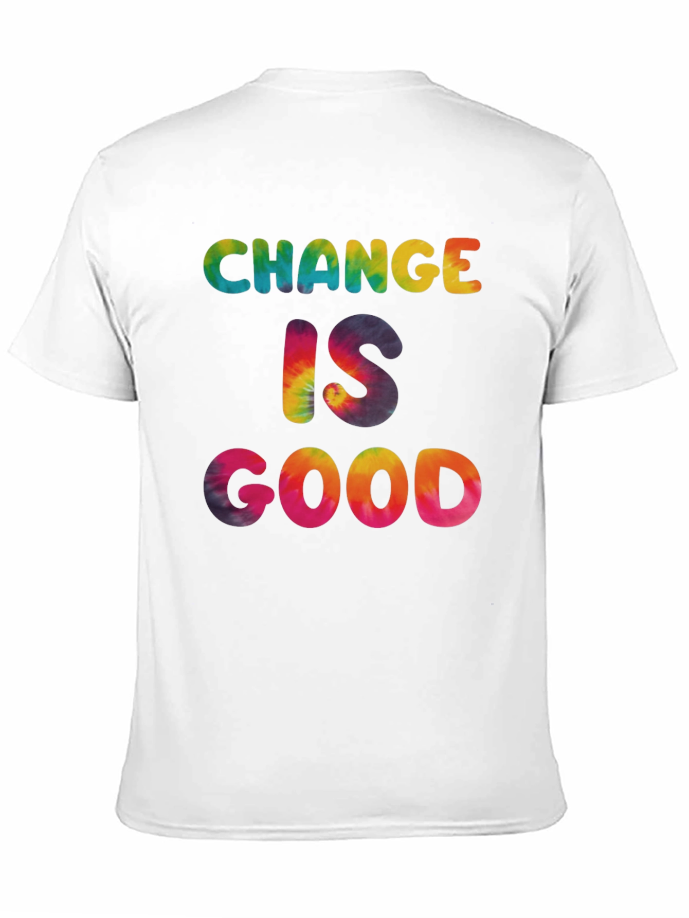 Black Change Is Good Tie Dye Graphic Tee view 11