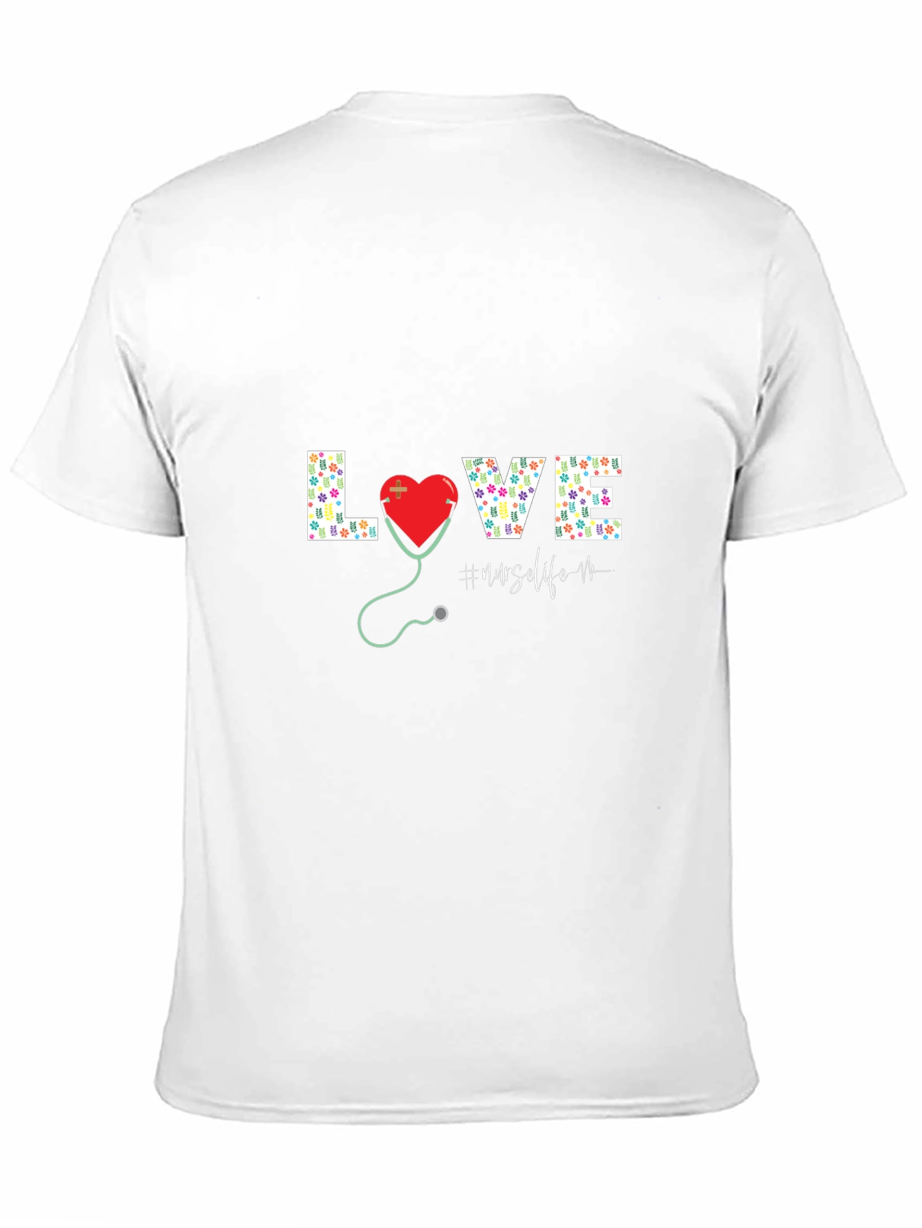 Black Nurse Life Love Graphic Tee view 11
