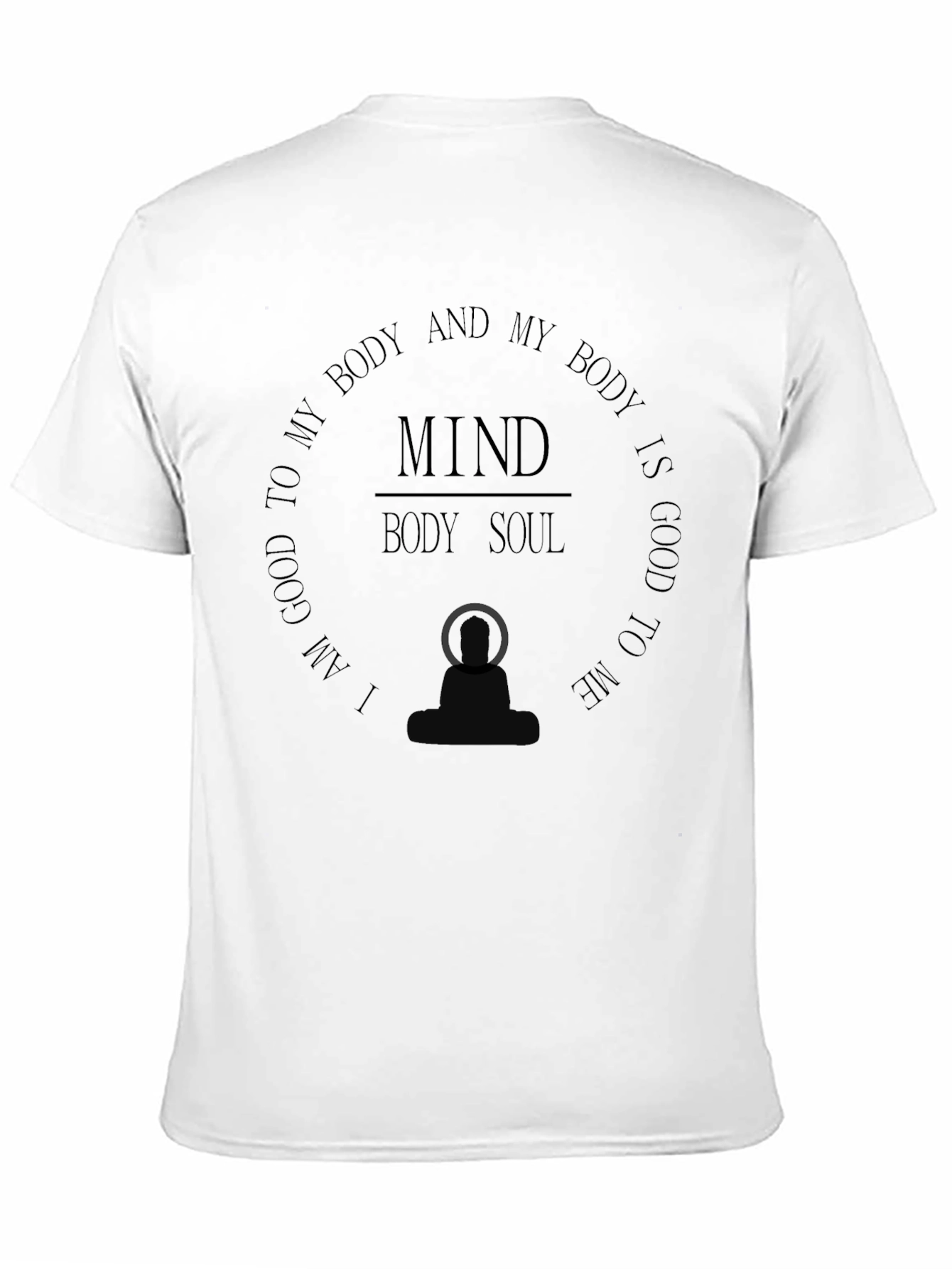 Mind Body Soul Graphic Tee - Wellness T-Shirt - 11