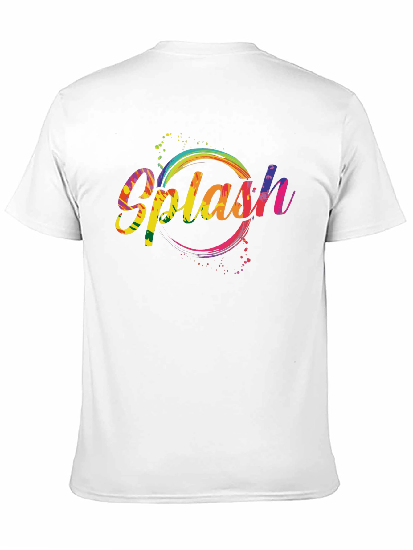 Black Splash Graphic Tee - Rainbow Colors view 11