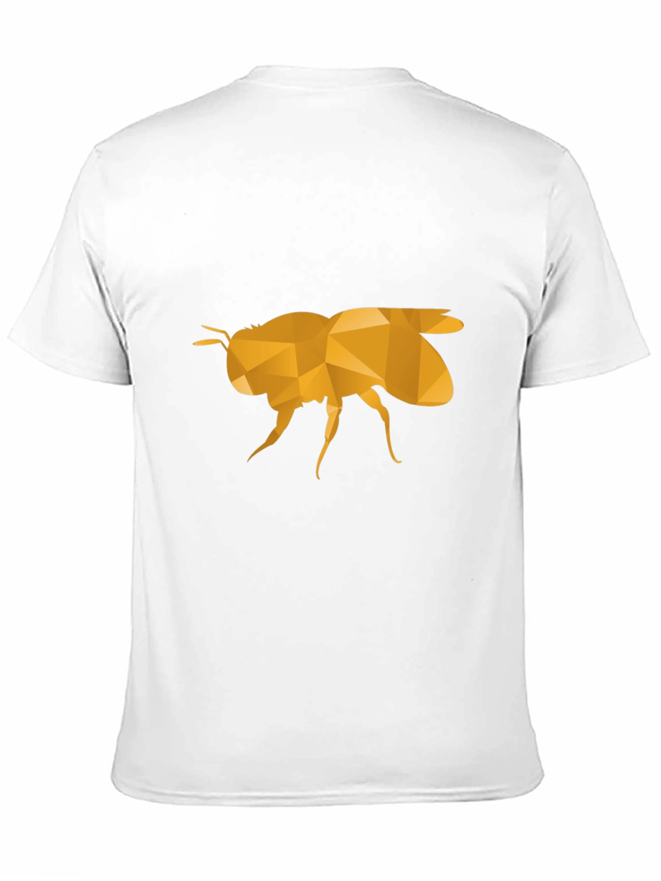 Black Geometric Bee Graphic Black T-Shirt view 11
