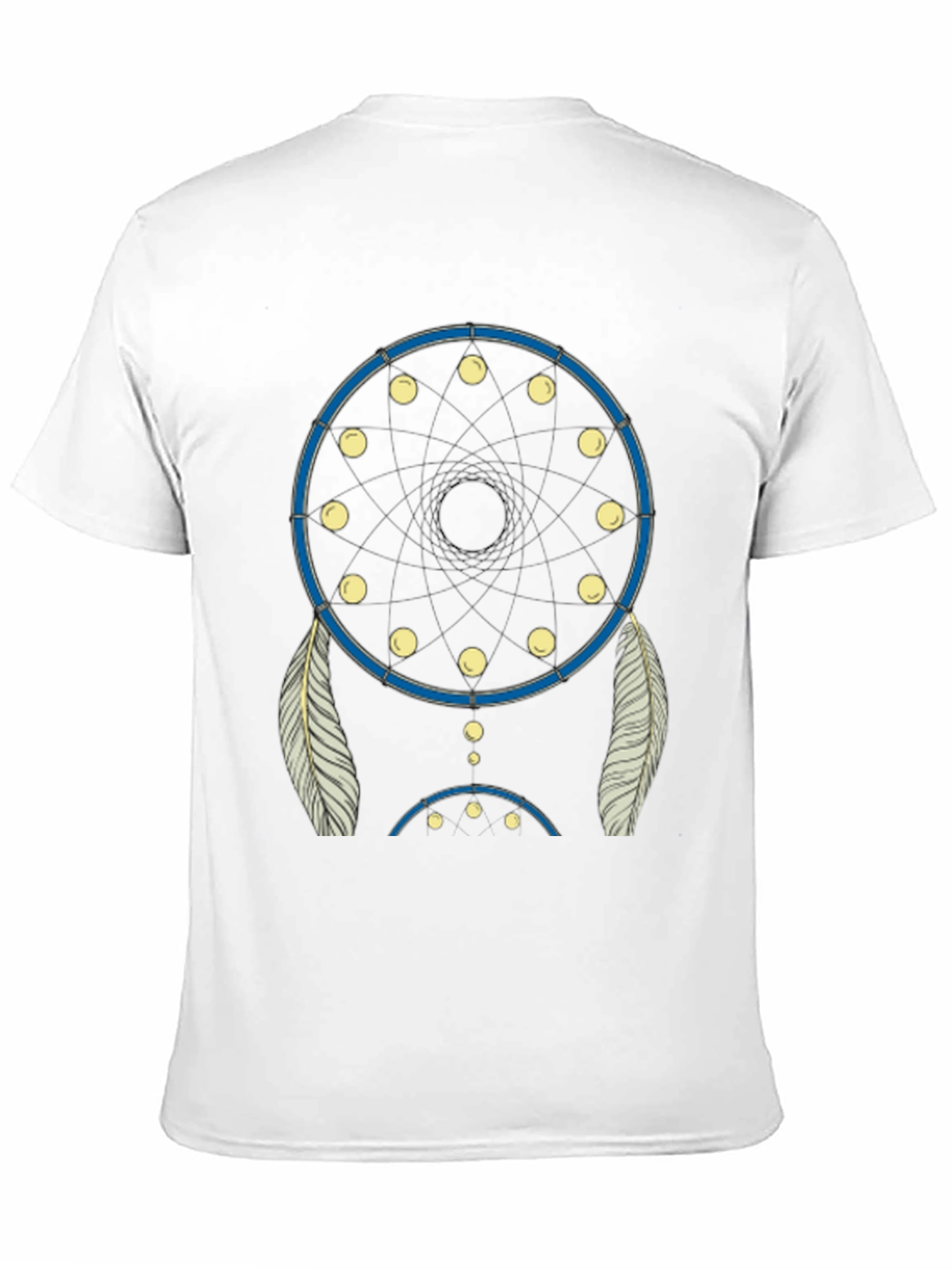 Black Dream Catcher Graphic Tee - Black Cotton Blend view 11