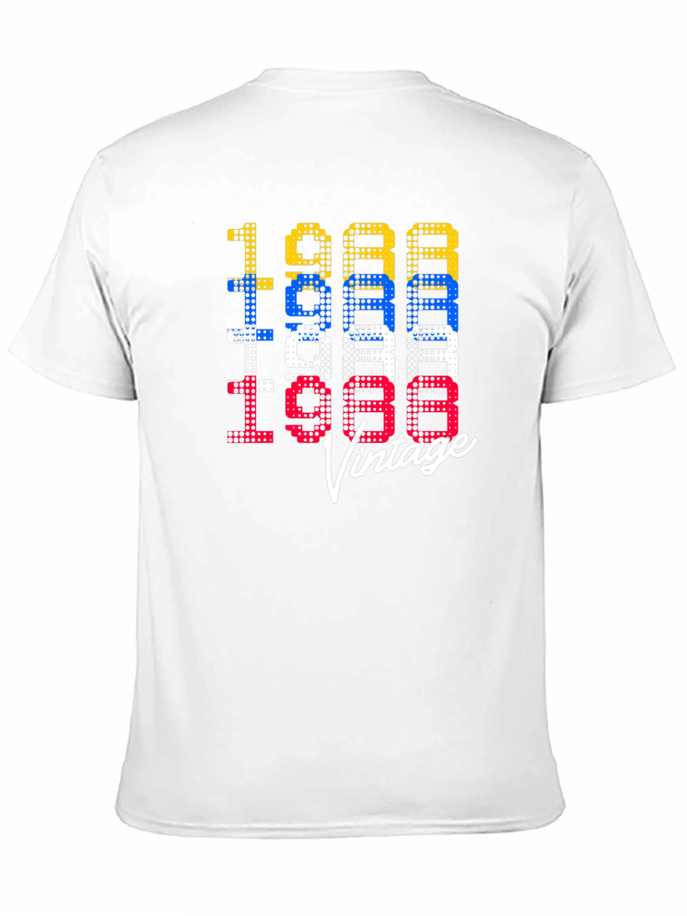 Black Retro 1988 Vintage Graphic Tee view 11