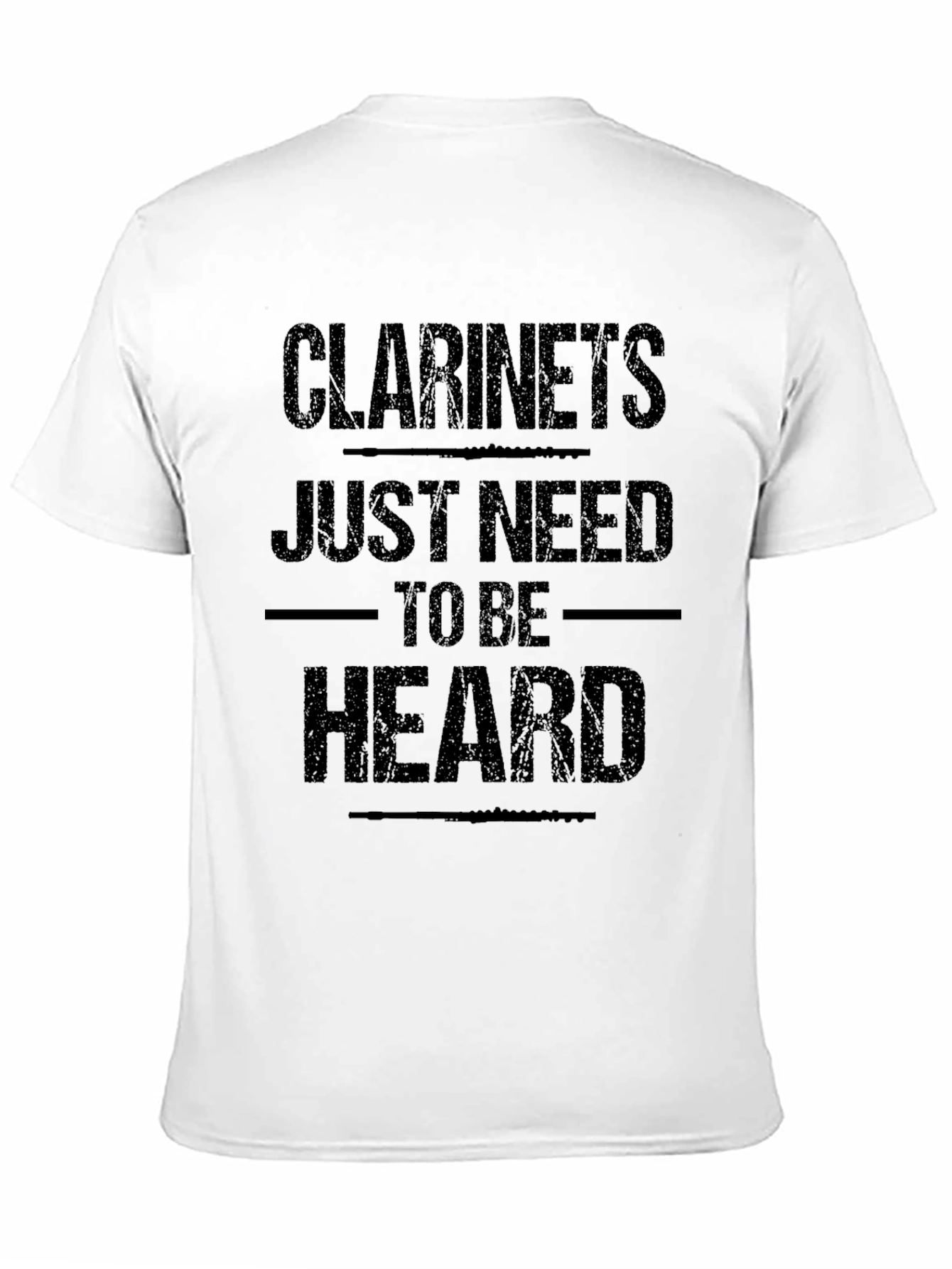 Black Clarinet's Just Need to Be Heard Graphic Tee view 11