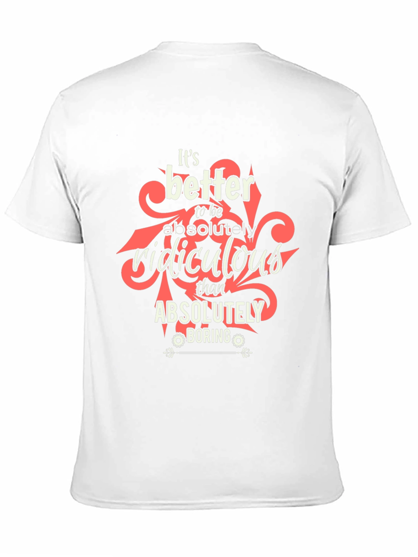 Black Ridiculous > Boring Graphic Tee - Black Cotton view 11