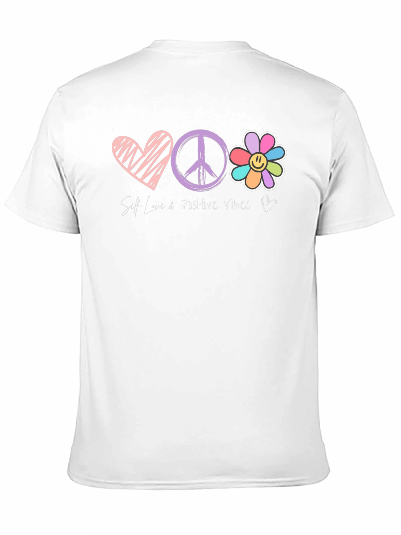 Black Self Love Positive Vibes Graphic Tee view 11