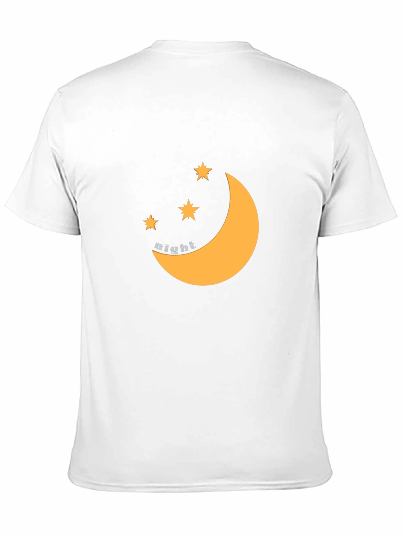 Black Night Sky Graphic Tee - Black Cotton Blend view 11