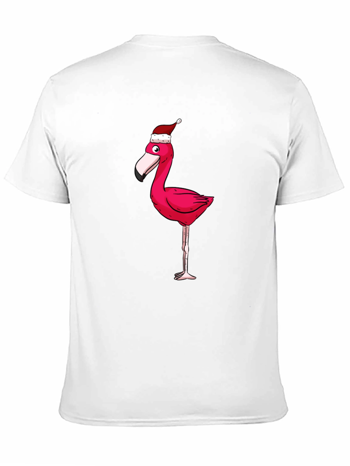 Black Festive Flamingo Graphic Tee view 11