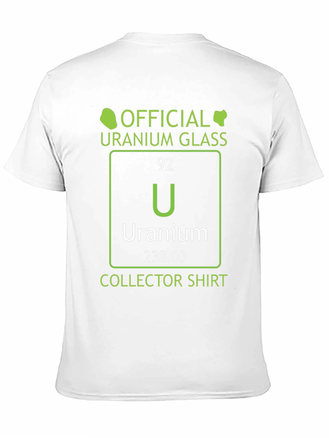 Black Uranium Glass Collector T-Shirt - Periodic Table Tee view 11