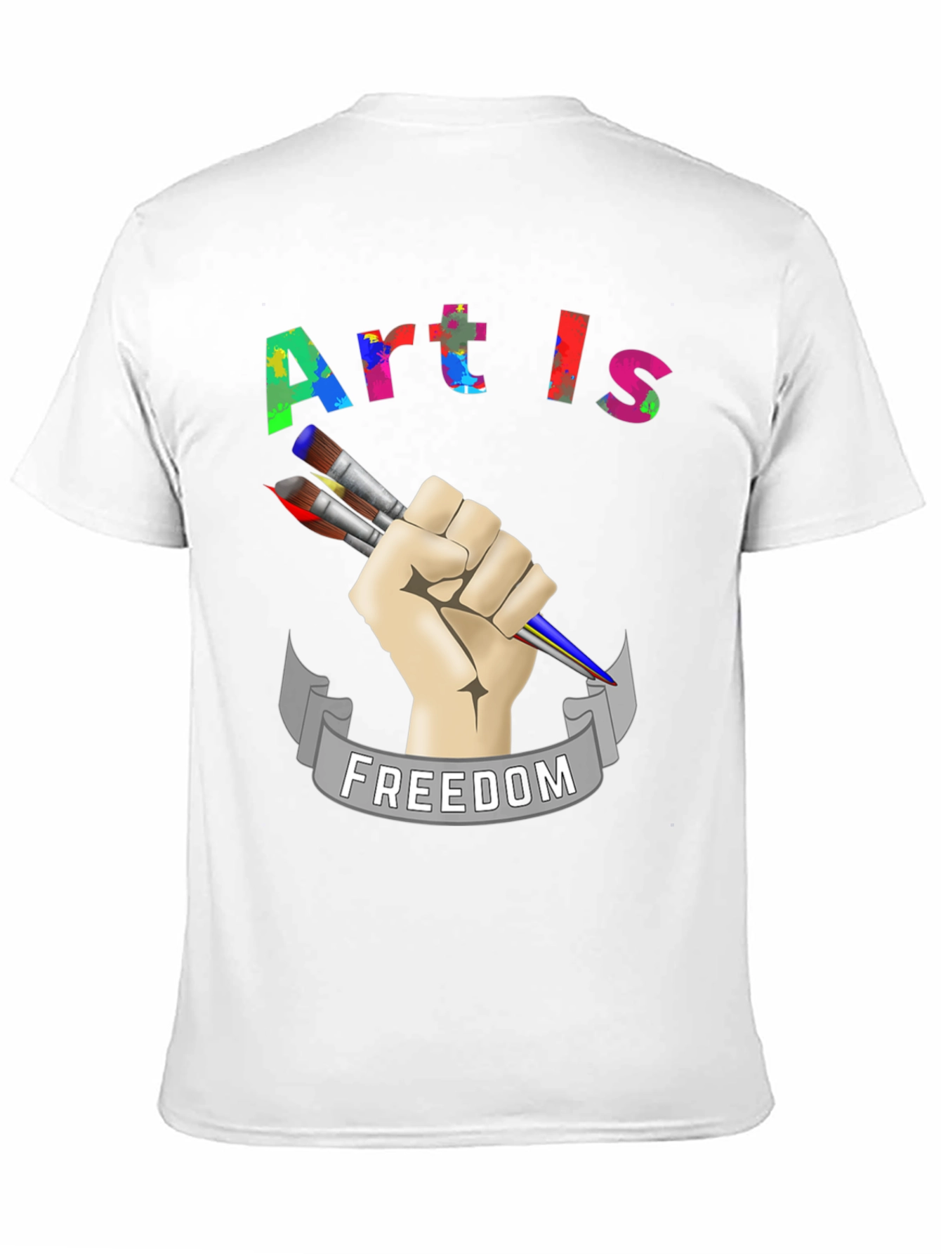 Black Art is Freedom Graphic T-Shirt view 11