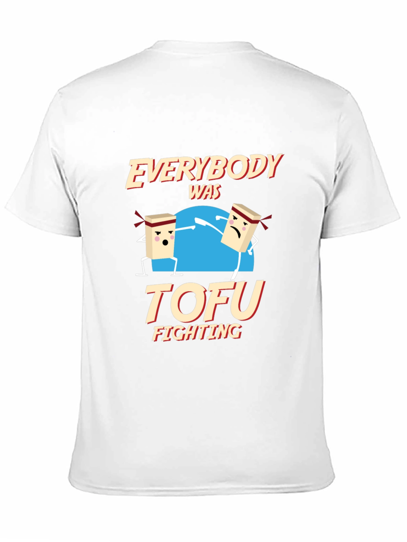 Black Everybody Was Tofu Fighting Graphic Tee view 11