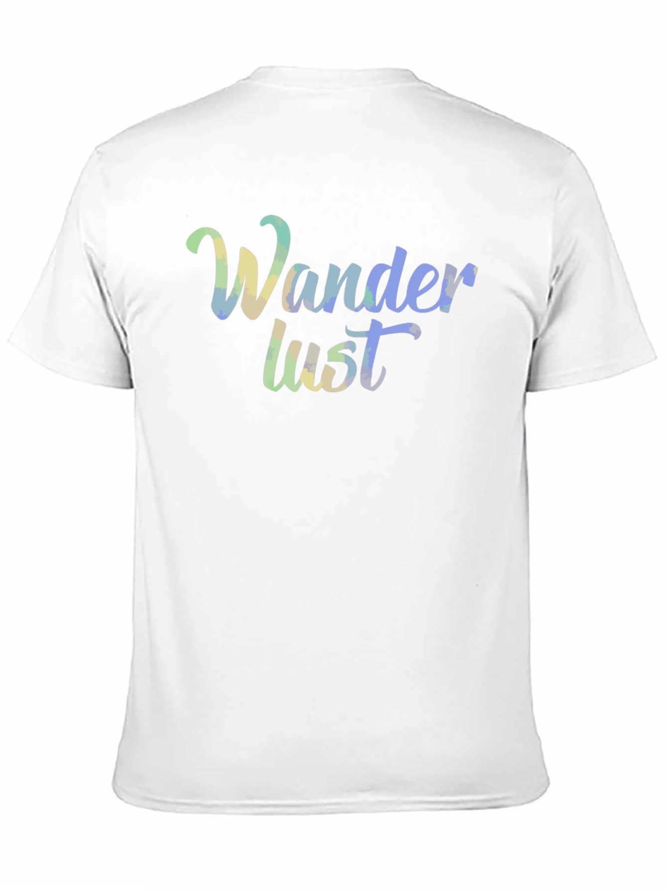 Black Wanderlust Graphic Print Black T-Shirt view 11