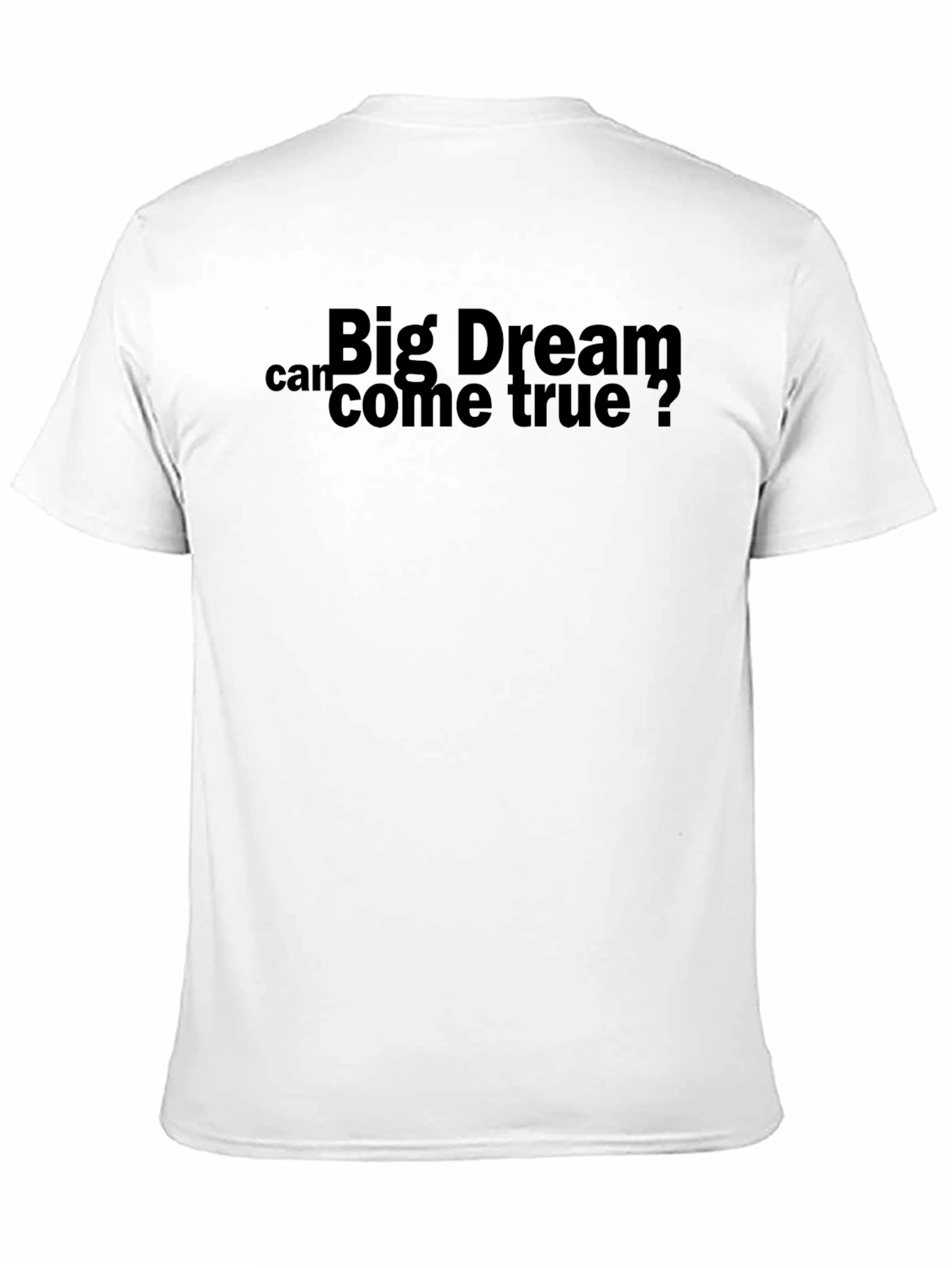 Black Big Dream Graphic Tee - Black Cotton Comfort view 11